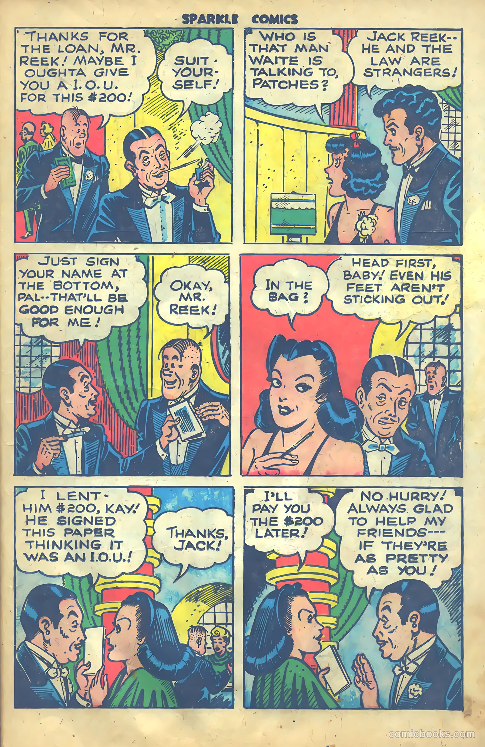 Sparkle Comics #2 (1948) — page 9 of 36