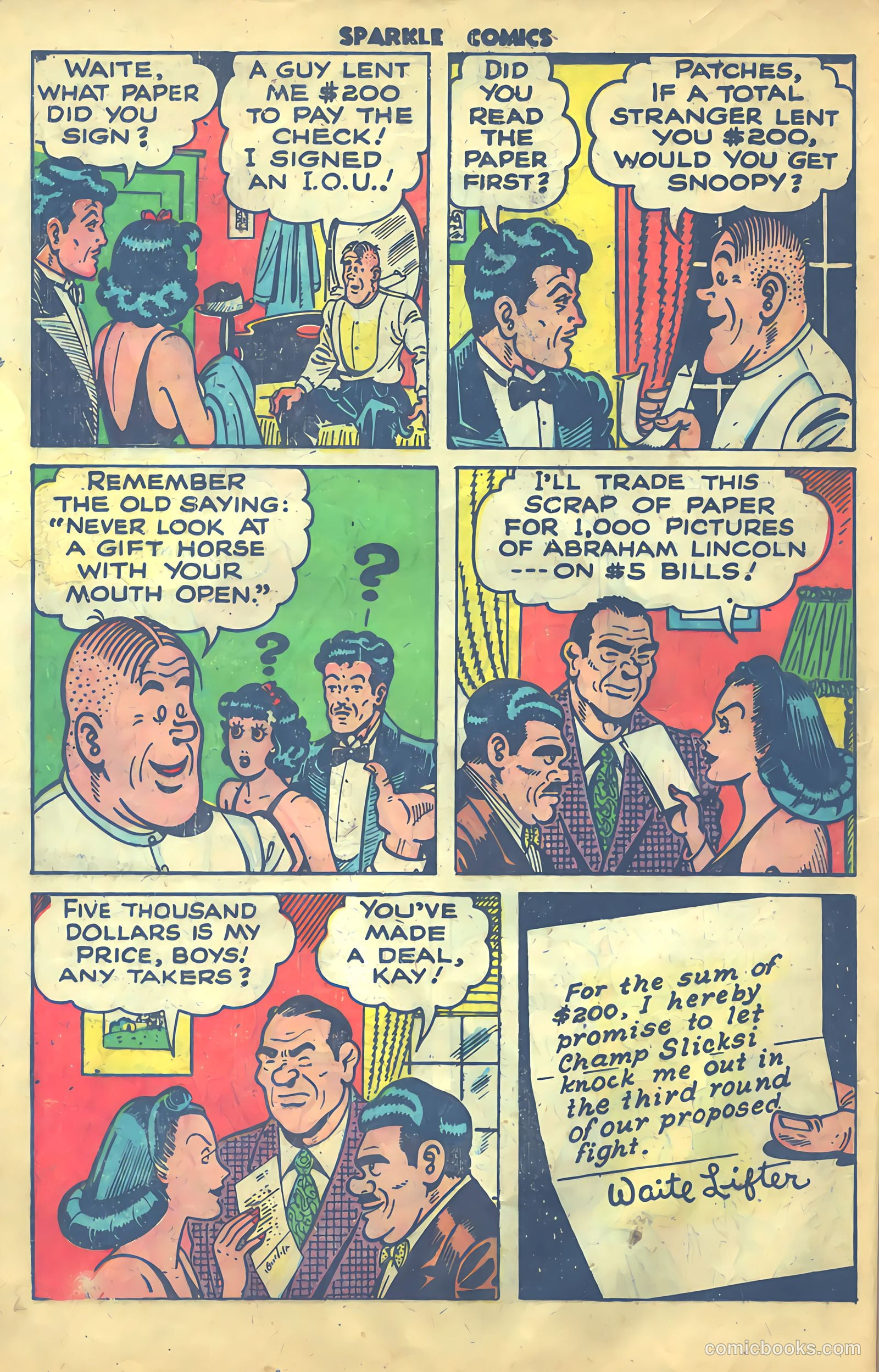 Sparkle Comics #2 (1948) — page 10 of 36