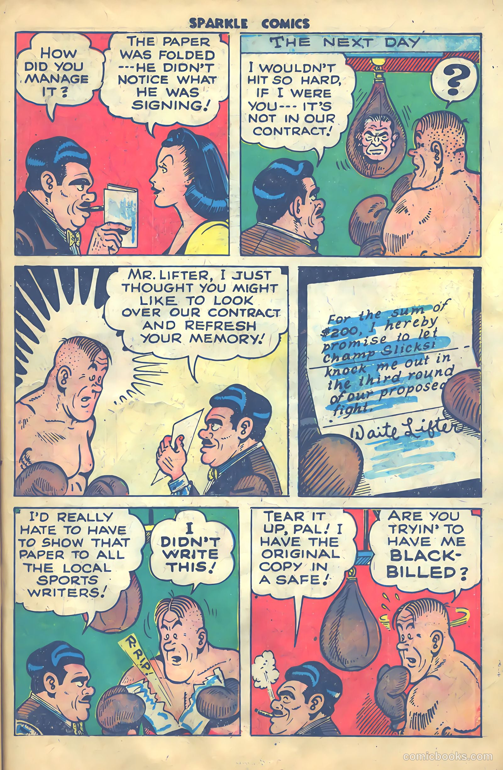 Sparkle Comics #2 (1948) — page 11 of 36