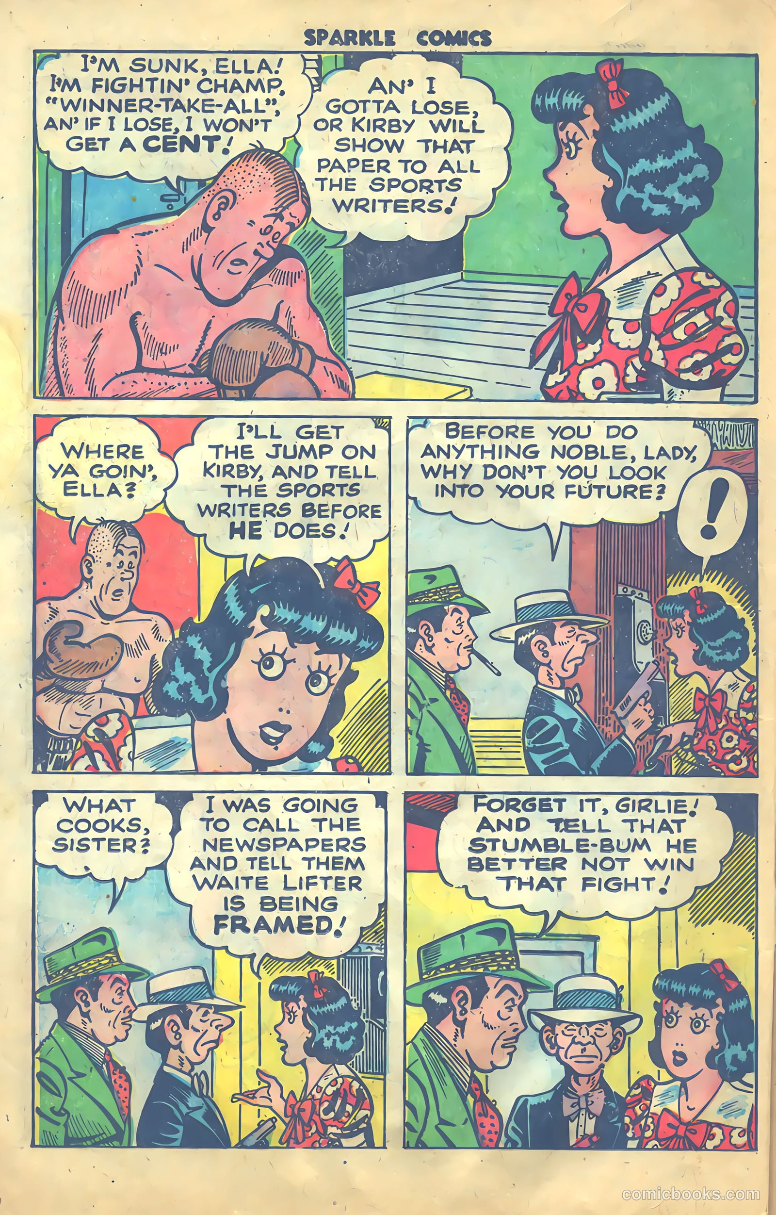 Sparkle Comics #2 (1948) — page 12 of 36