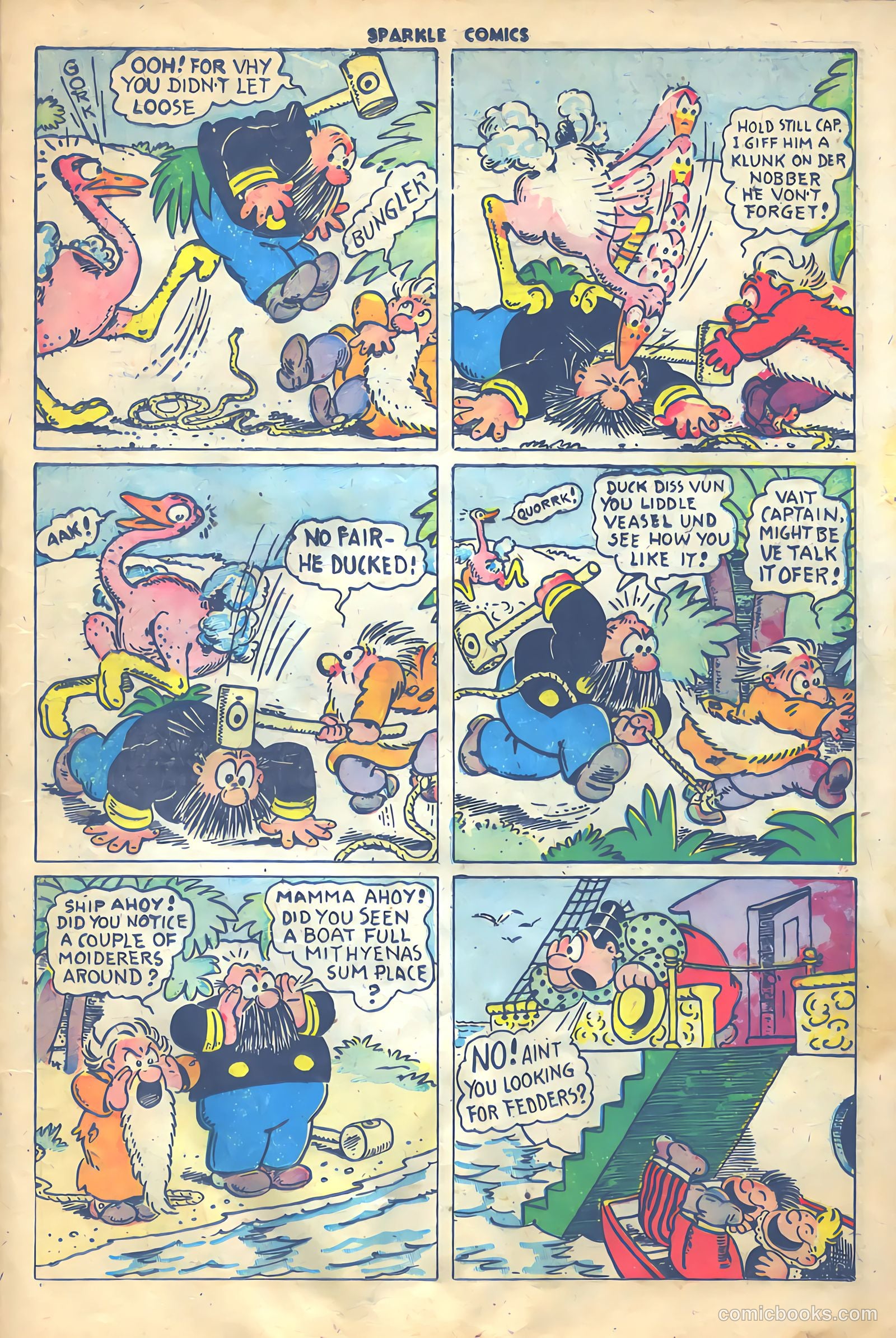 Sparkle Comics #2 (1948) — page 23 of 36