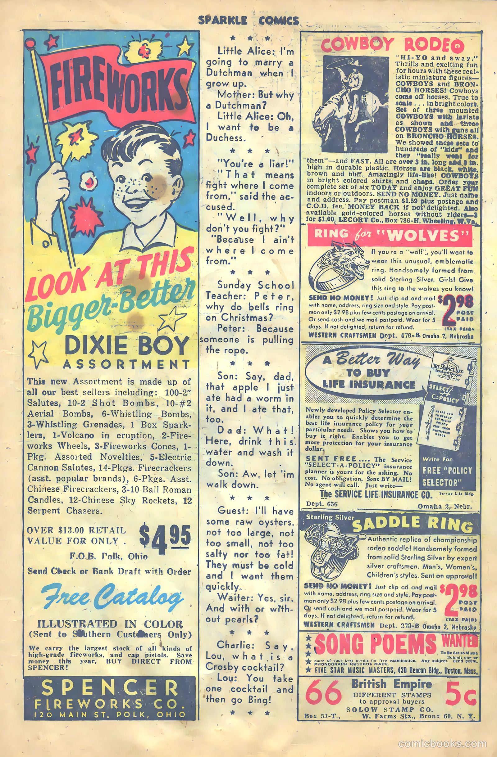 Sparkle Comics #2 (1948) — page 25 of 36