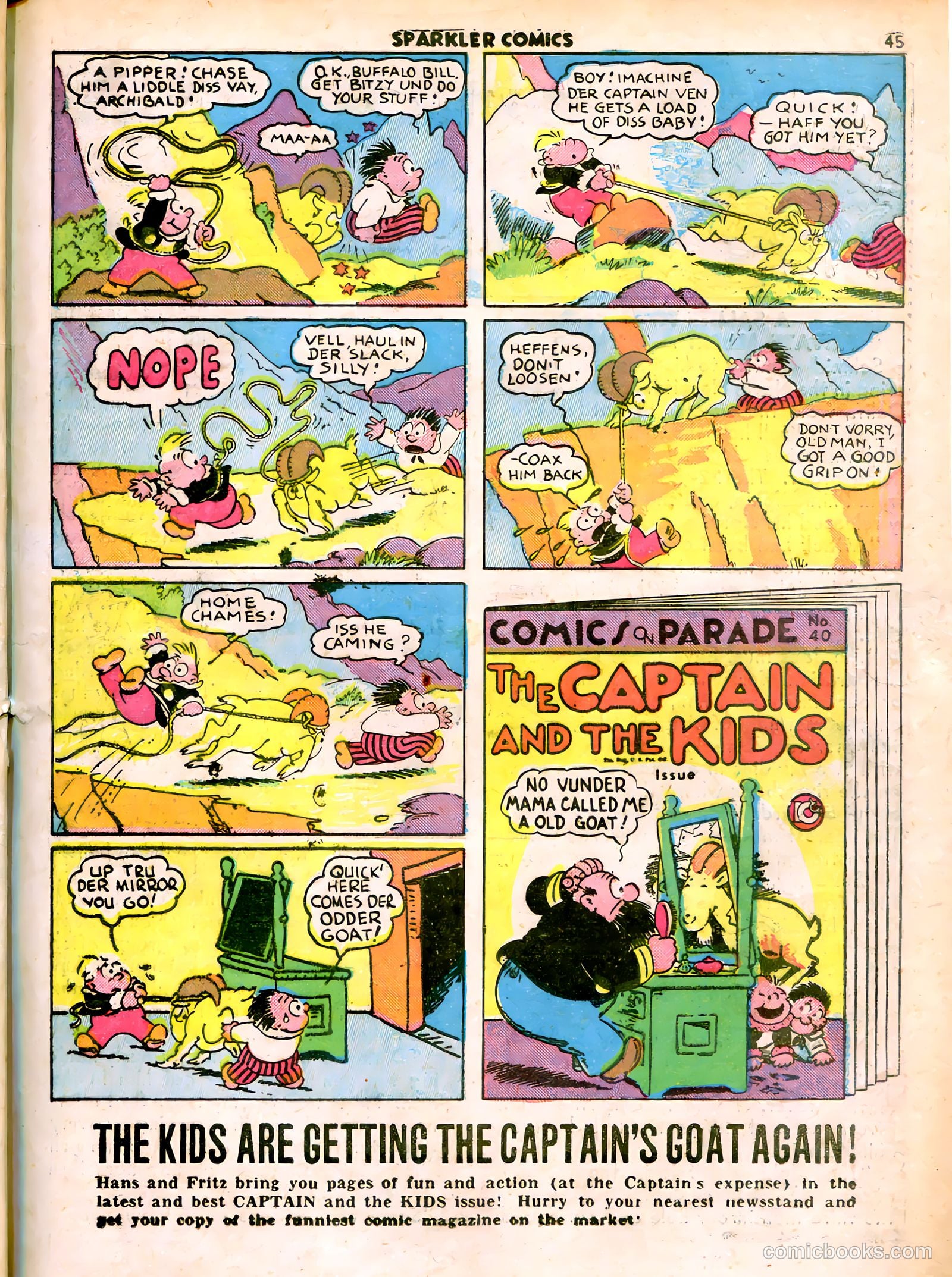 Sparkle Comics #20 (1951) — page 32 of 53