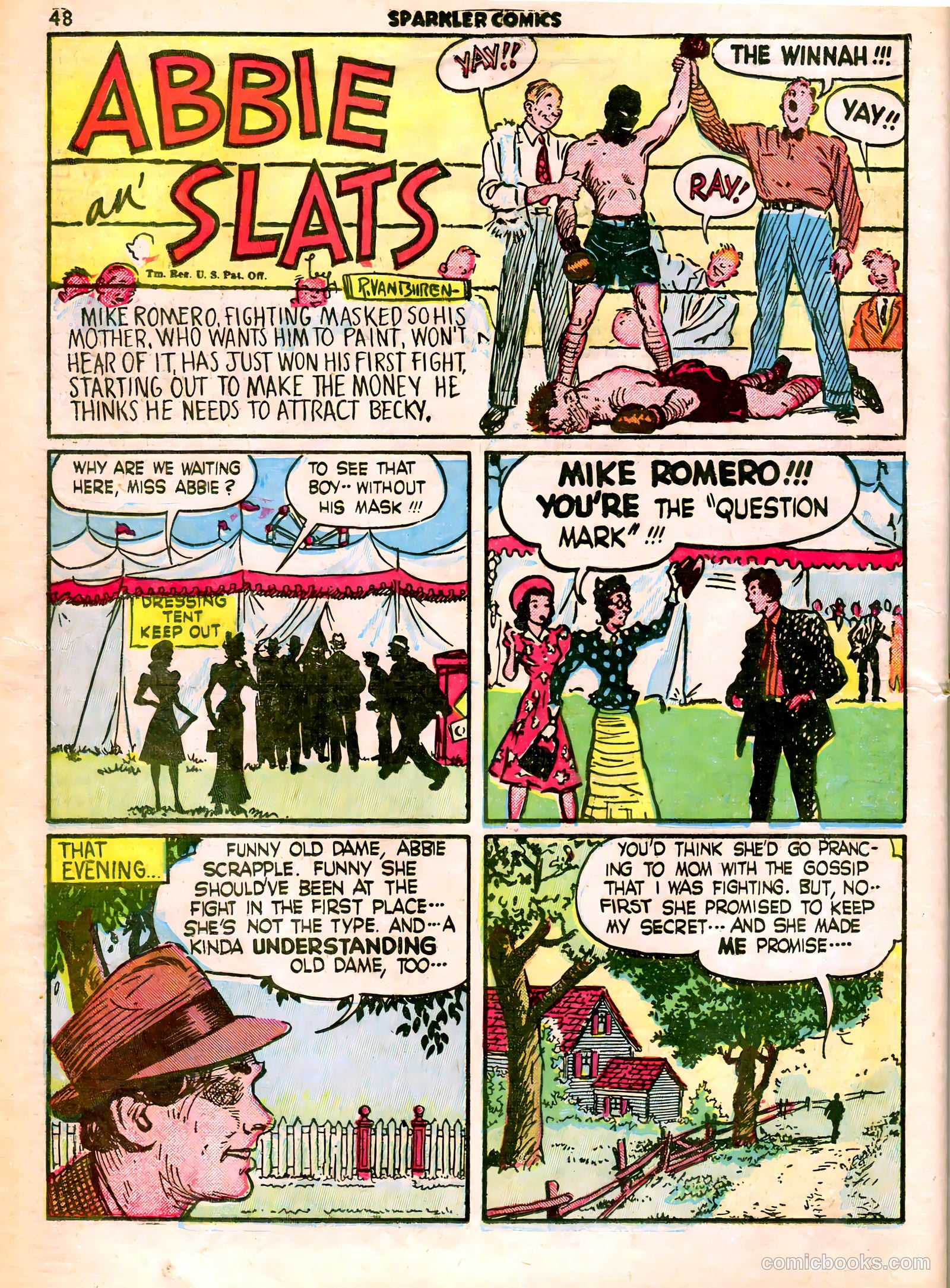 Sparkle Comics #20 (1951) — page 35 of 53