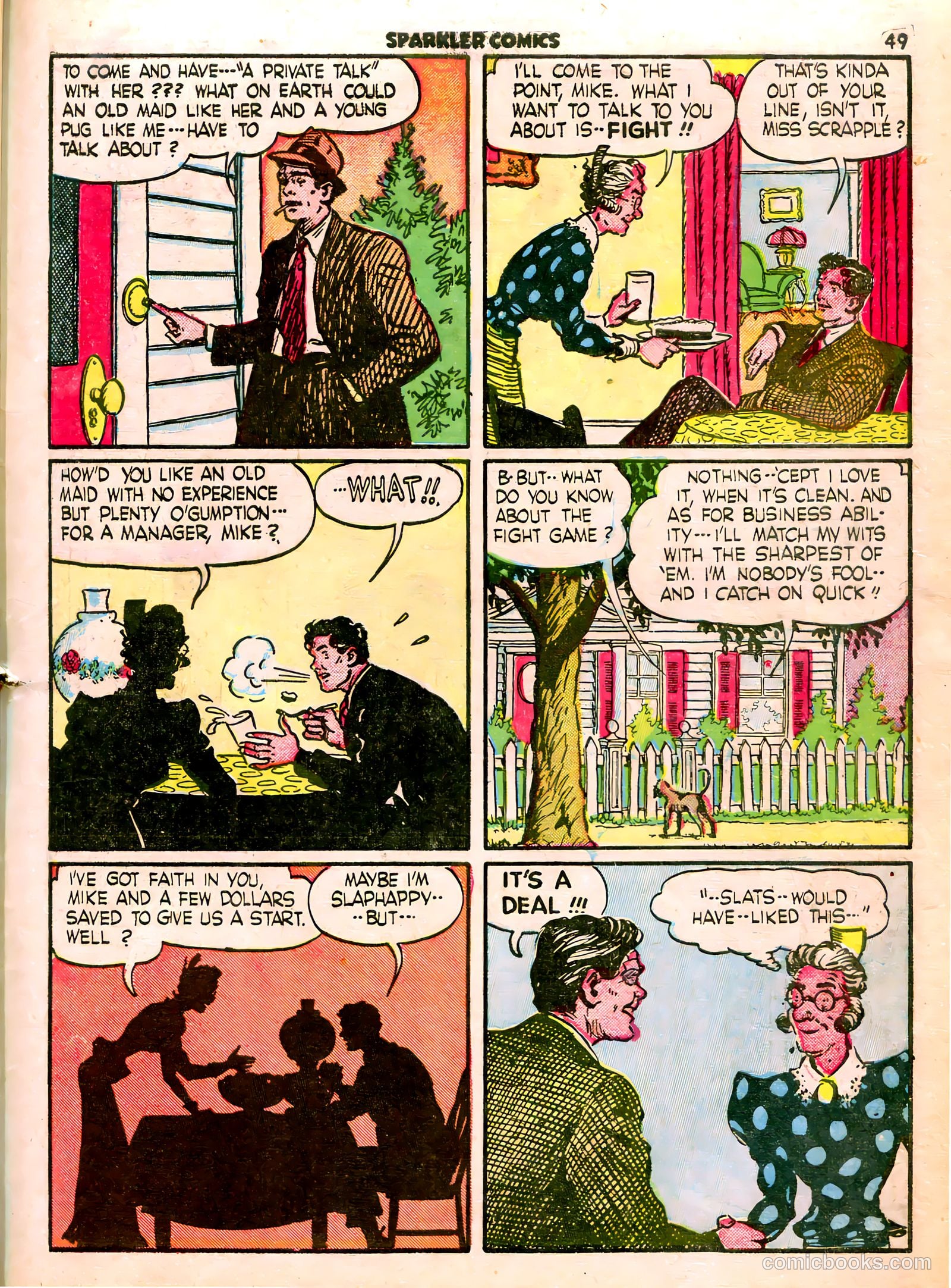 Sparkle Comics #20 (1951) — page 36 of 53