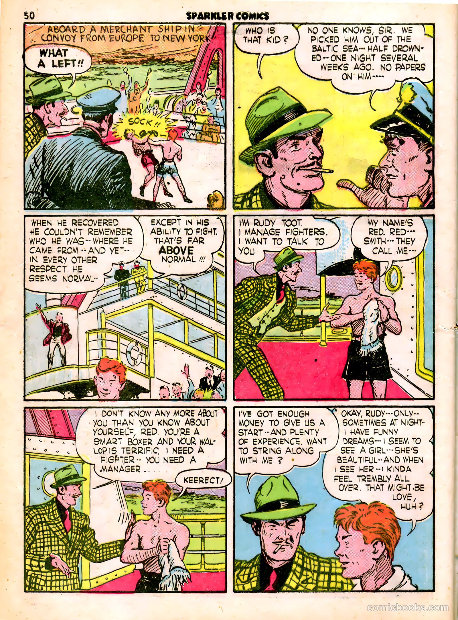 Sparkle Comics #20 (1951) — page 37 of 53