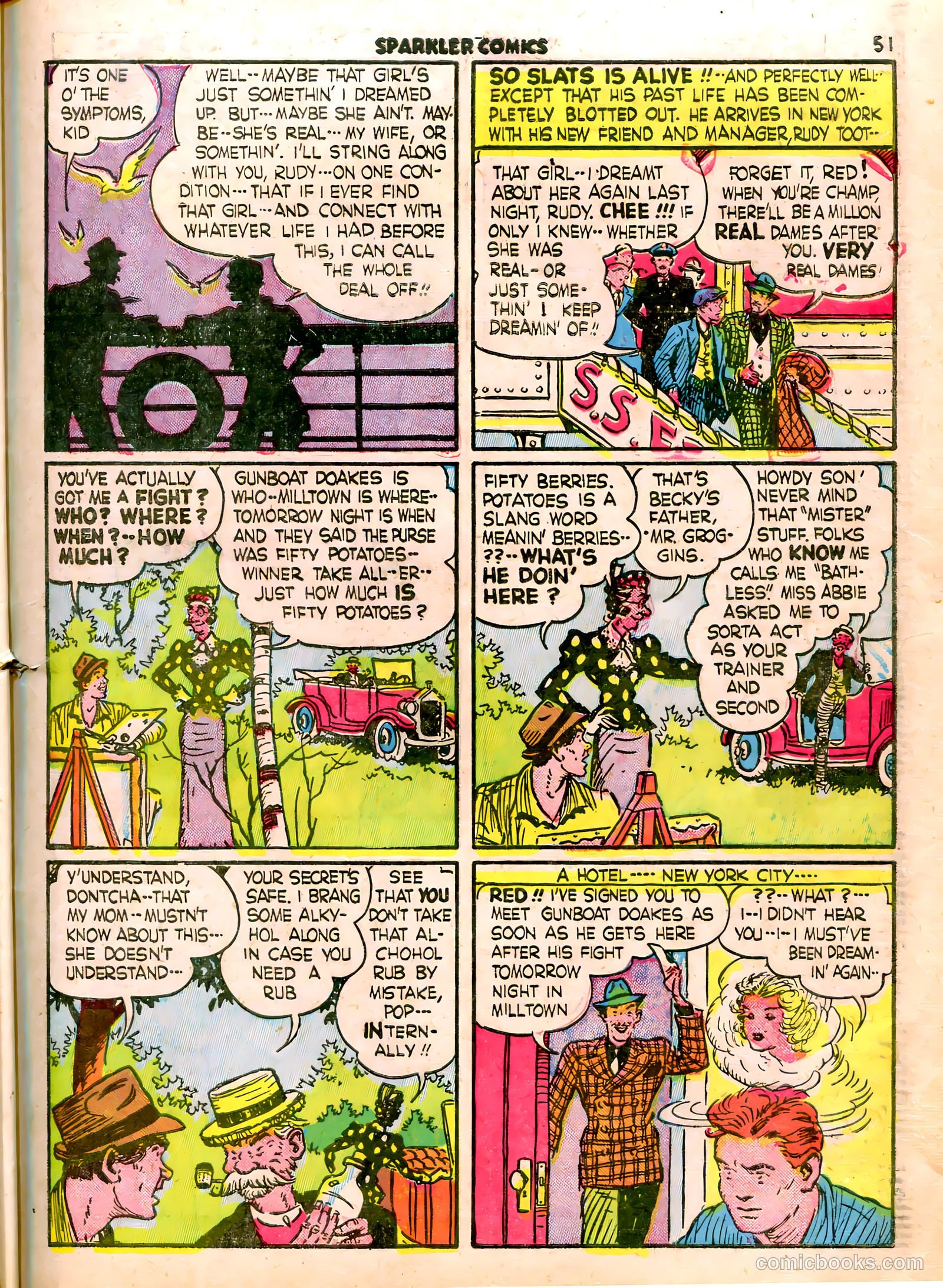Sparkle Comics #20 (1951) — page 38 of 53