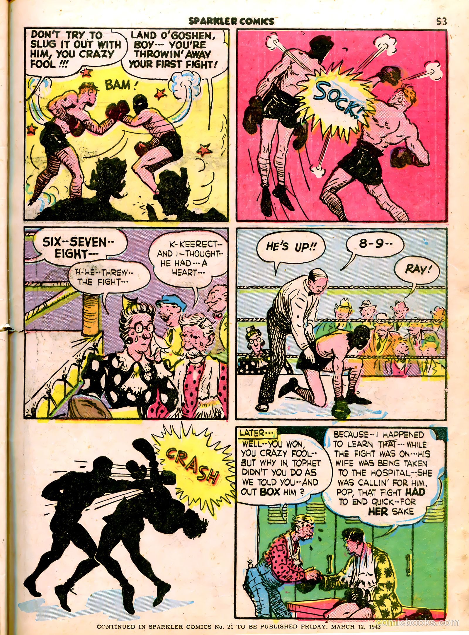 Sparkle Comics #20 (1951) — page 40 of 53