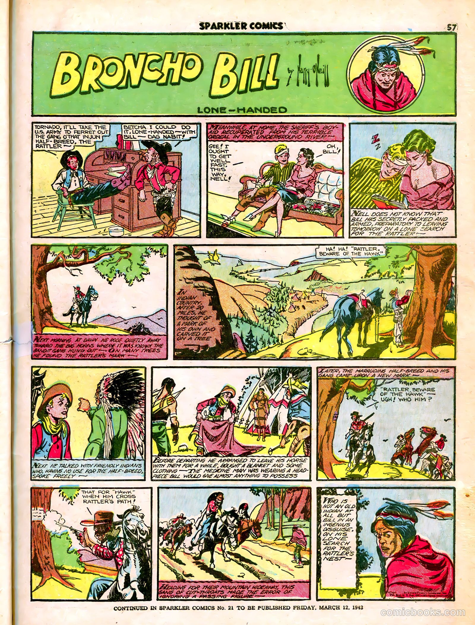 Sparkle Comics #20 (1951) — page 44 of 53