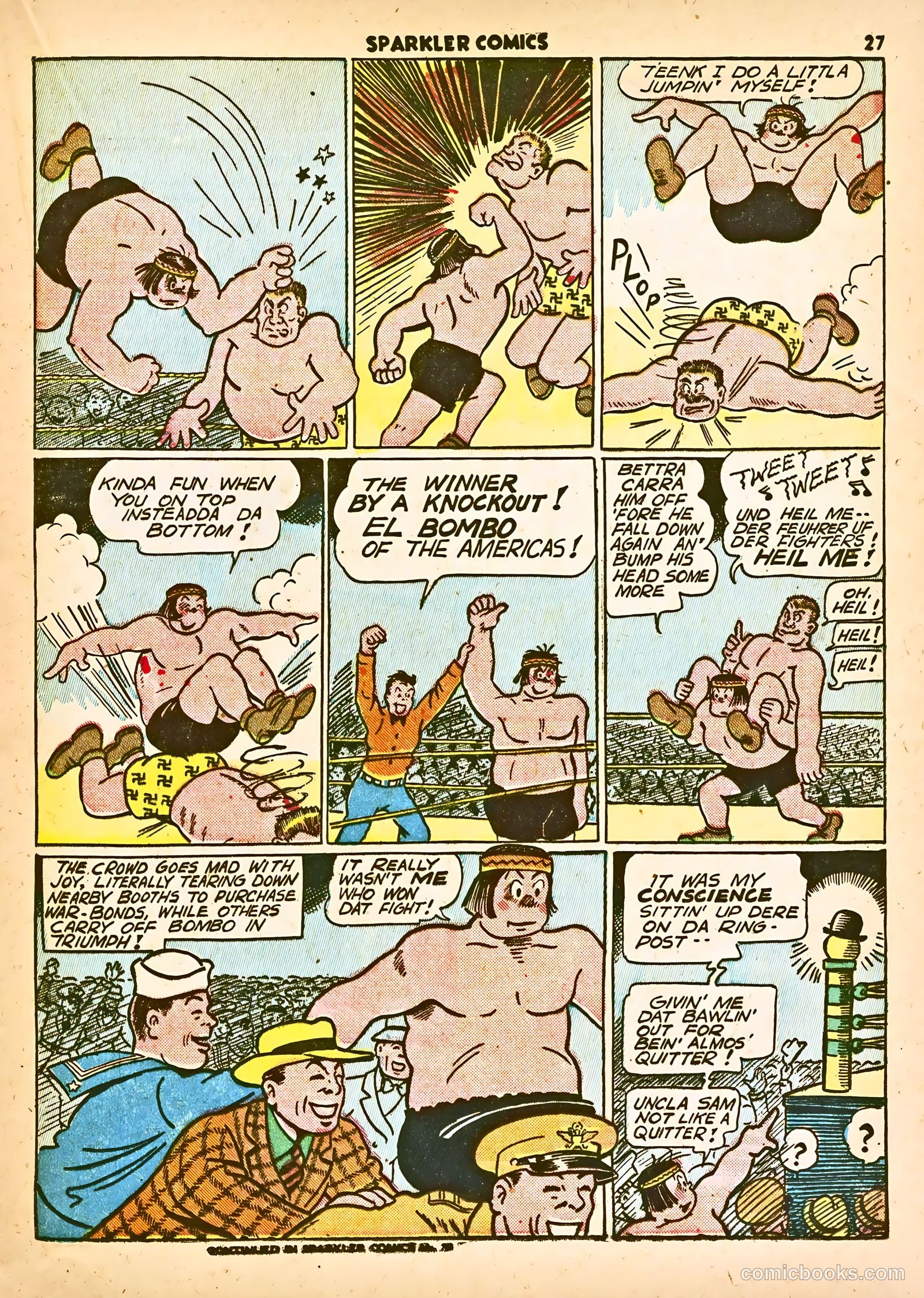 Sparkle Comics #21 (1952) — page 17 of 56