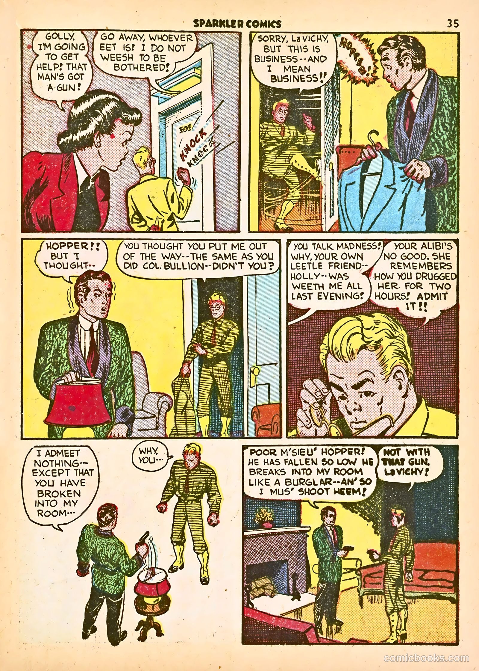 Sparkle Comics #21 (1952) — page 25 of 56