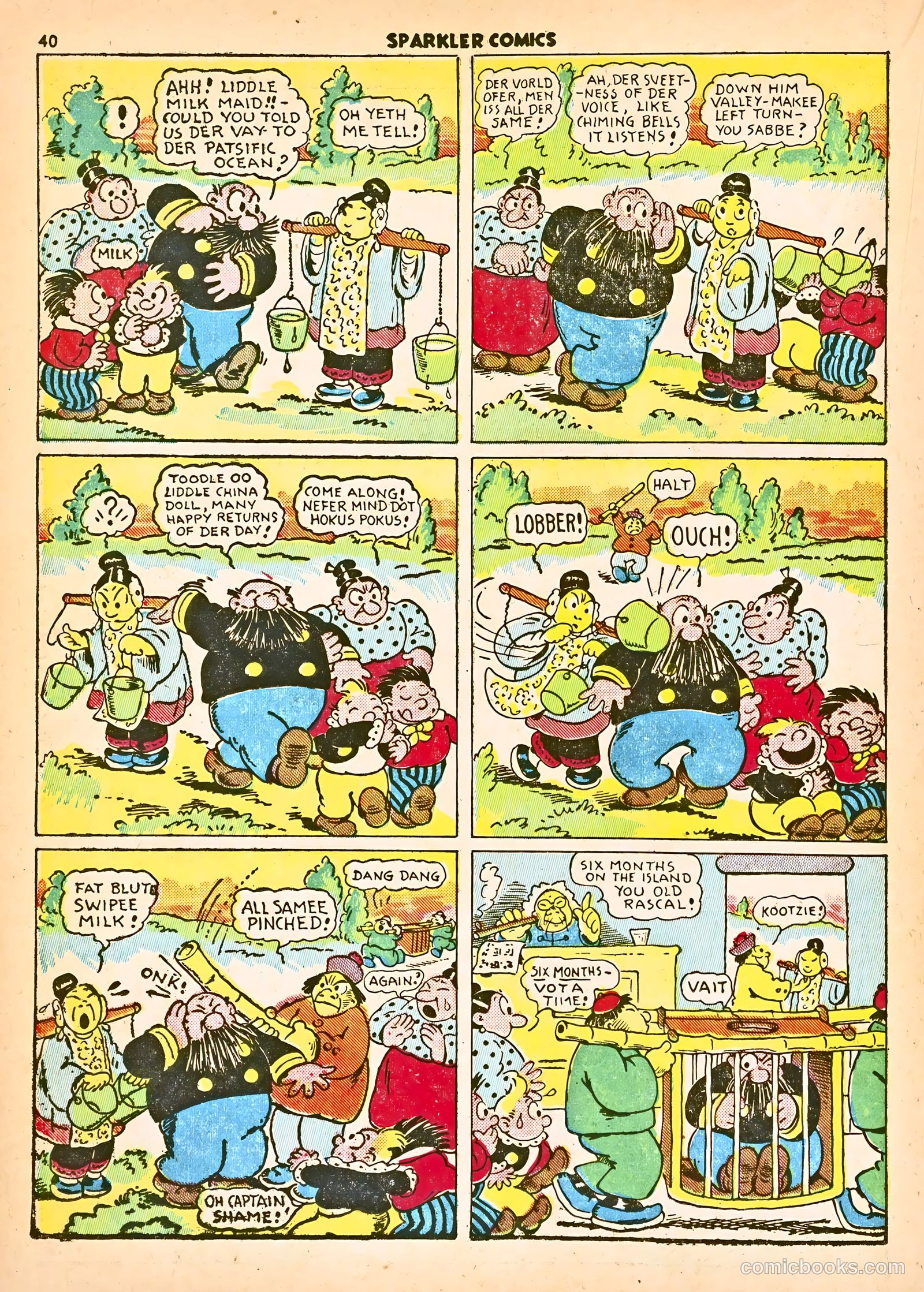 Sparkle Comics #21 (1952) — page 30 of 56