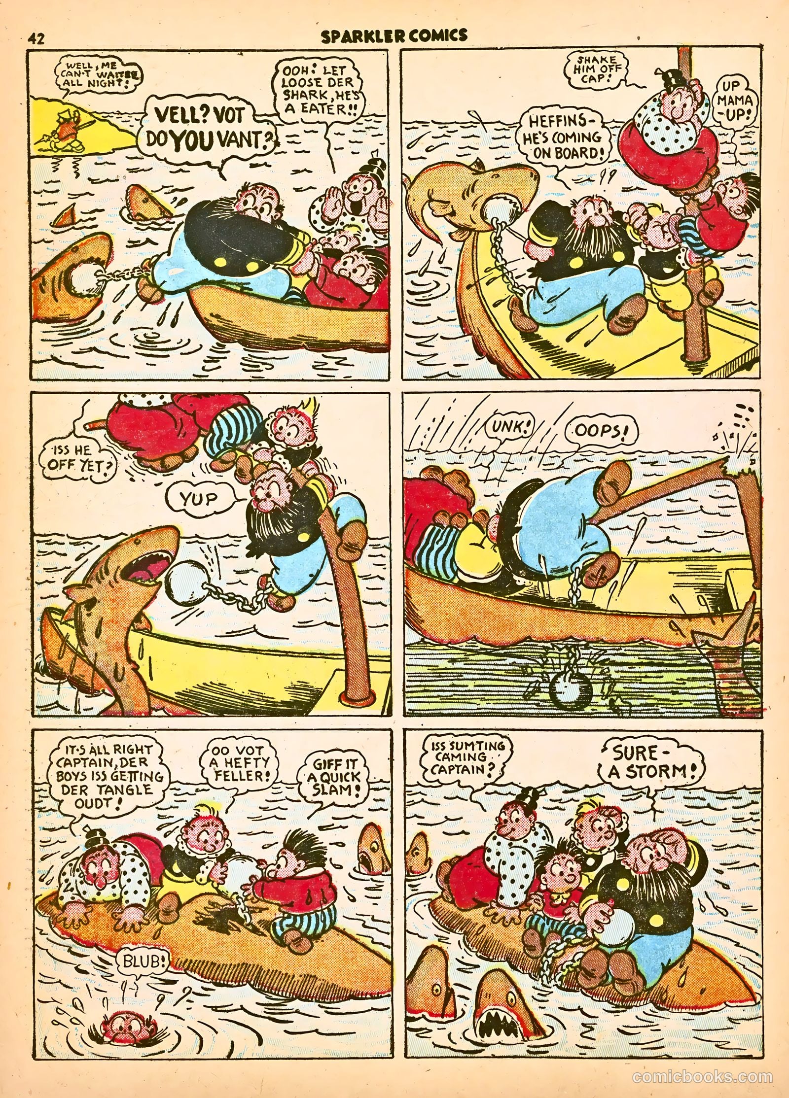 Sparkle Comics #21 (1952) — page 32 of 56