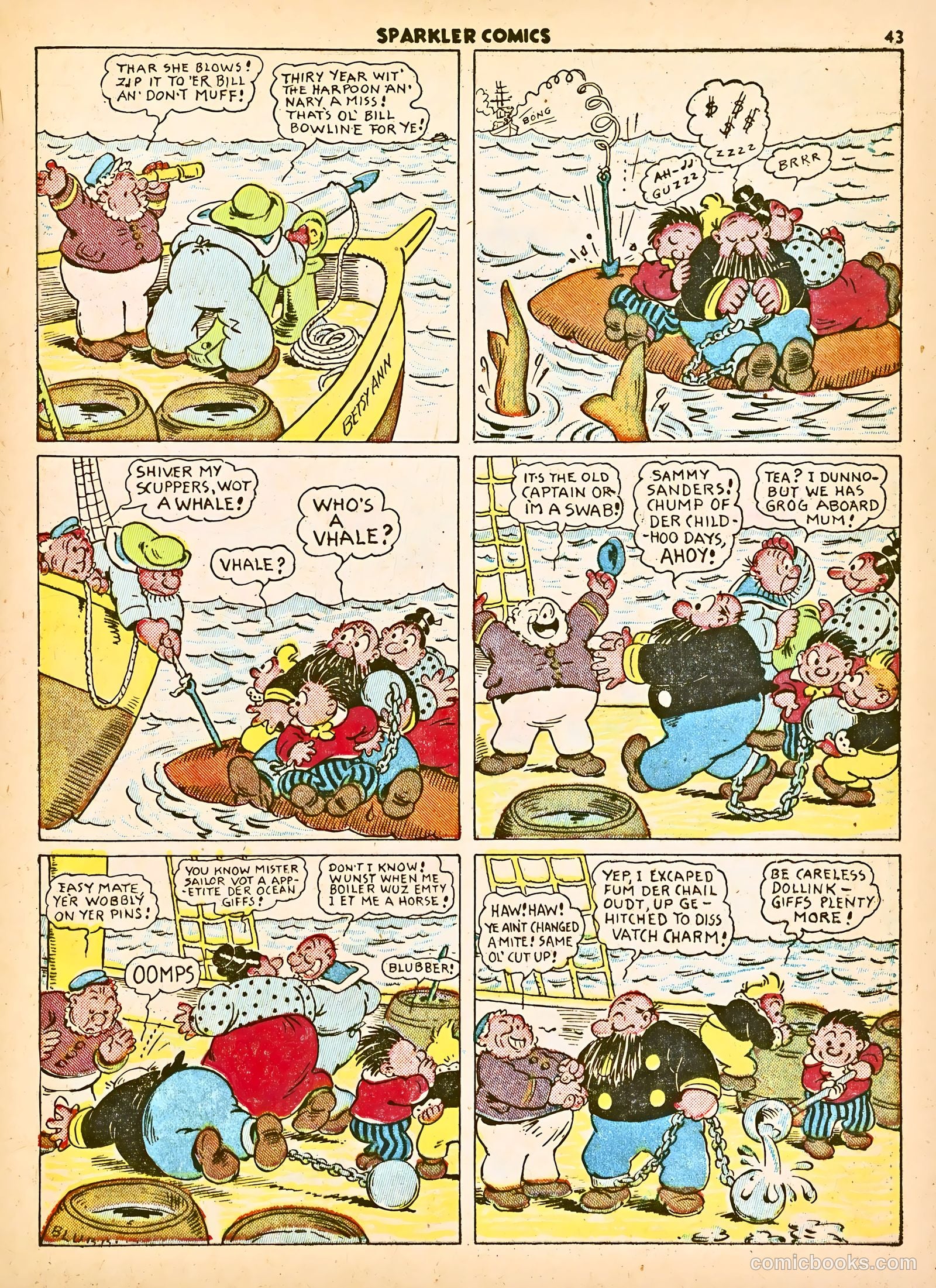 Sparkle Comics #21 (1952) — page 33 of 56