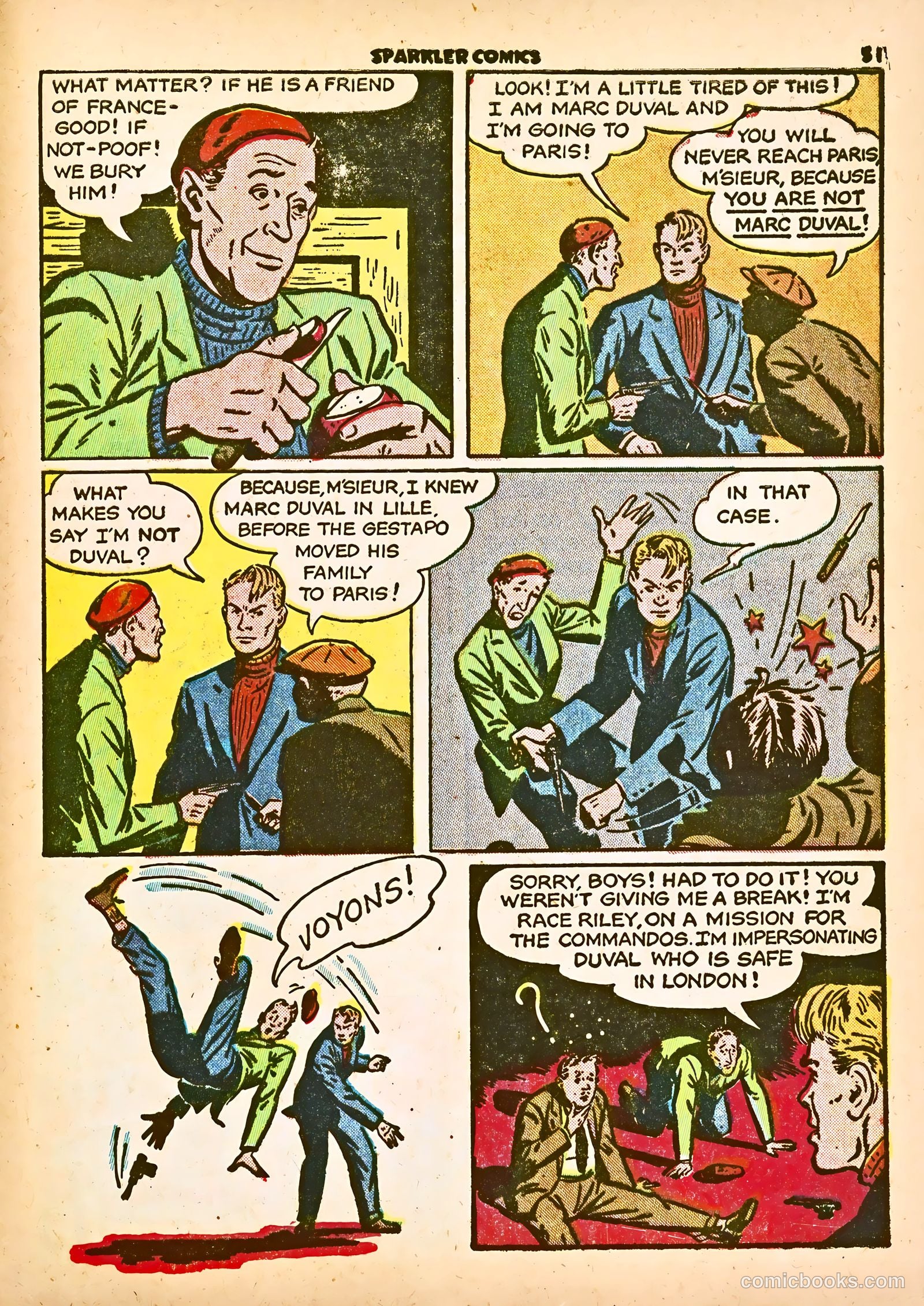 Sparkle Comics #21 (1952) — page 41 of 56