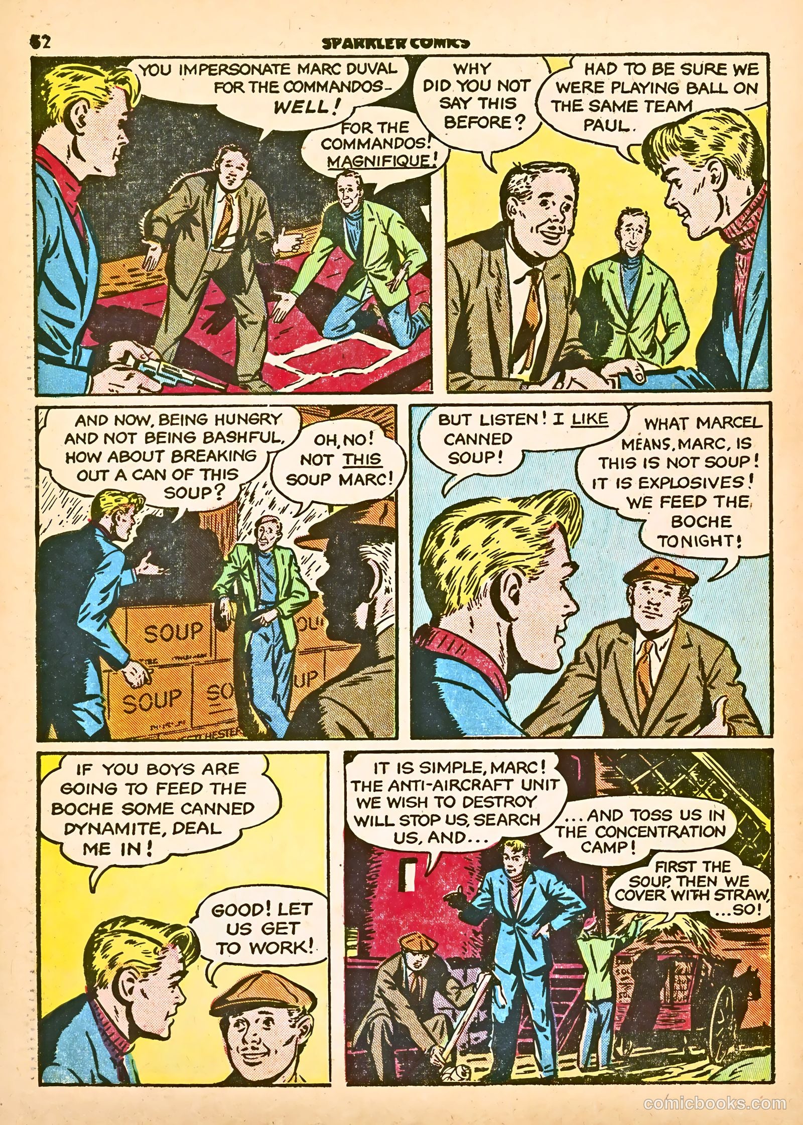 Sparkle Comics #21 (1952) — page 42 of 56