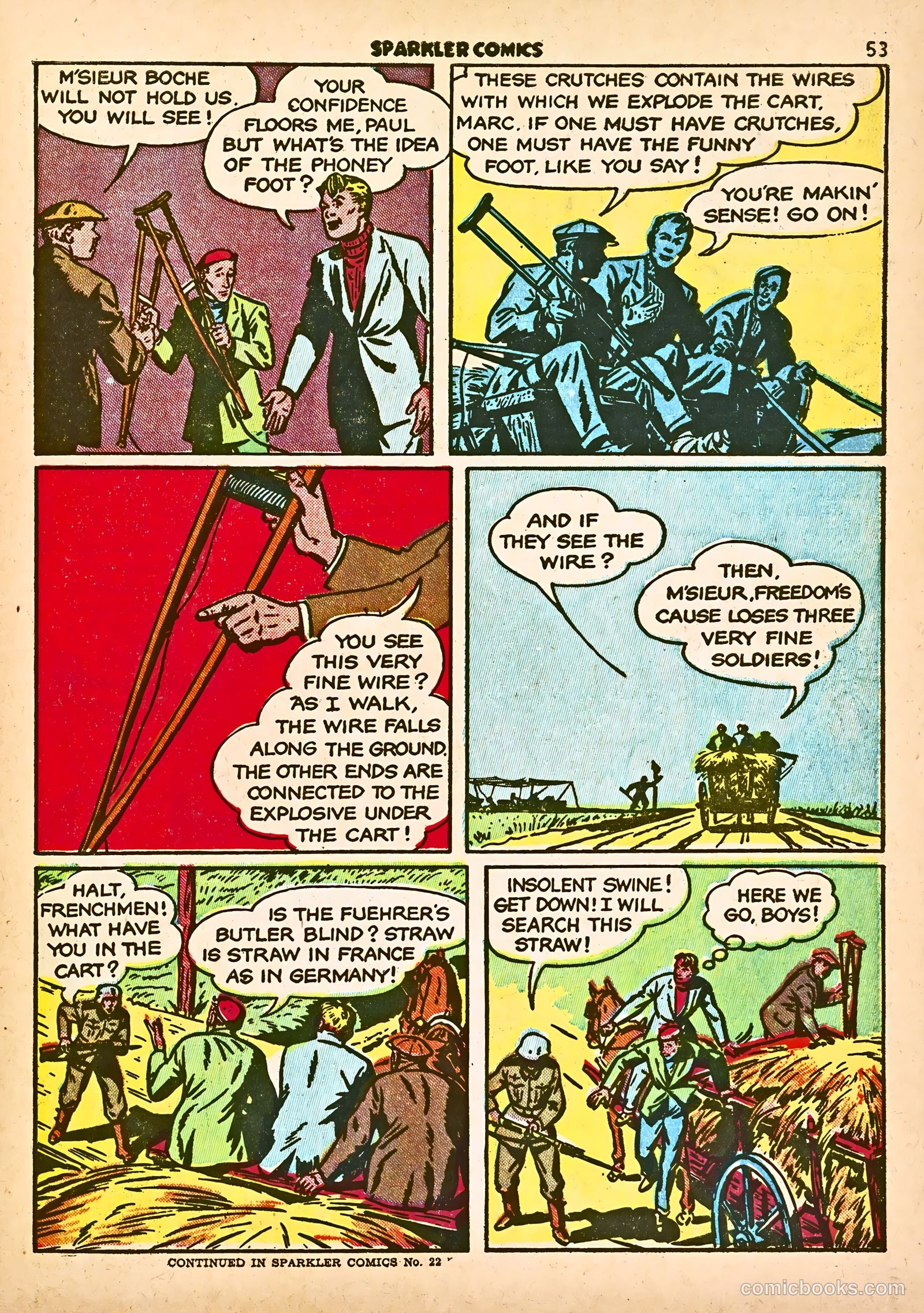 Sparkle Comics #21 (1952) — page 43 of 56