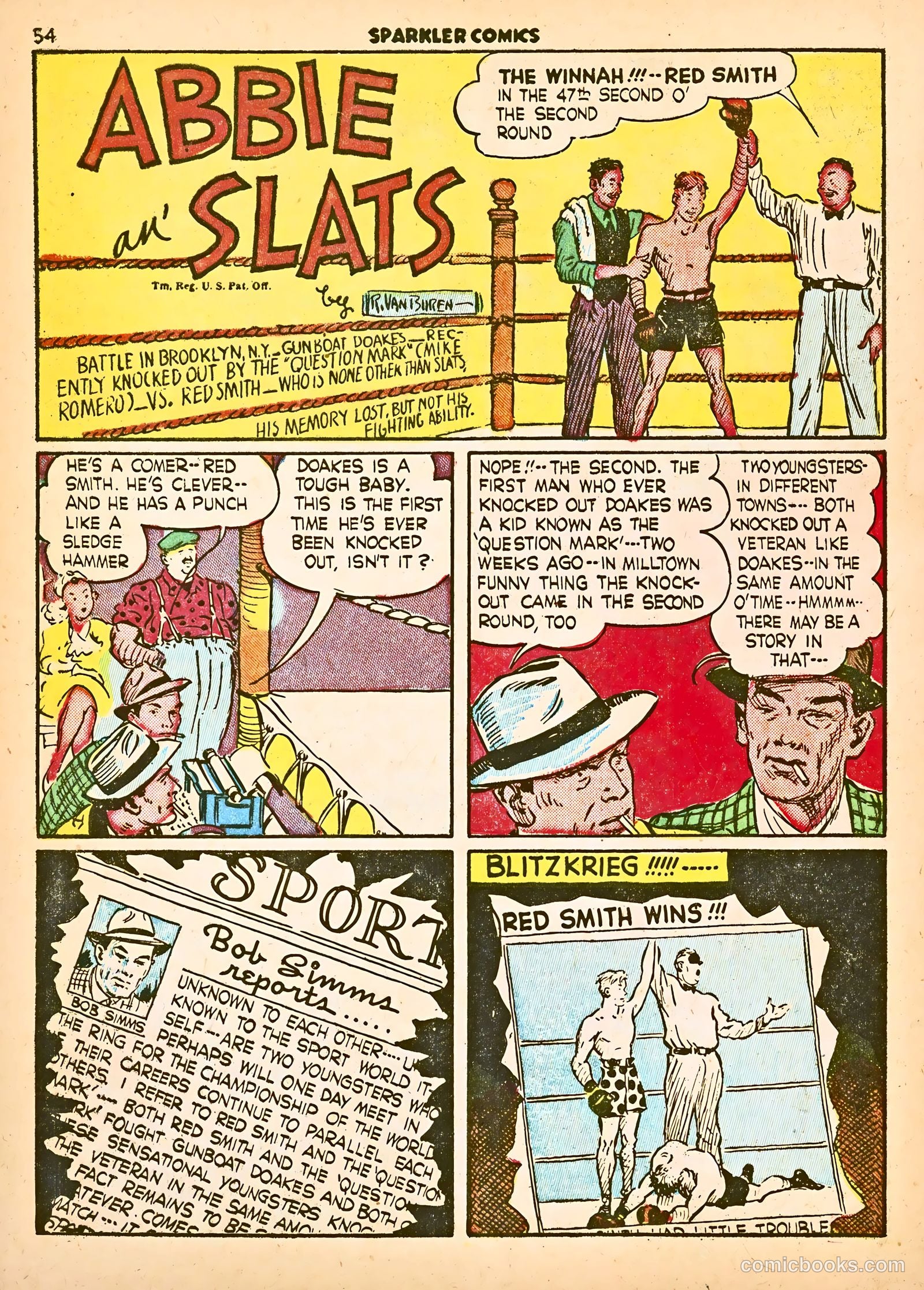 Sparkle Comics #21 (1952) — page 44 of 56