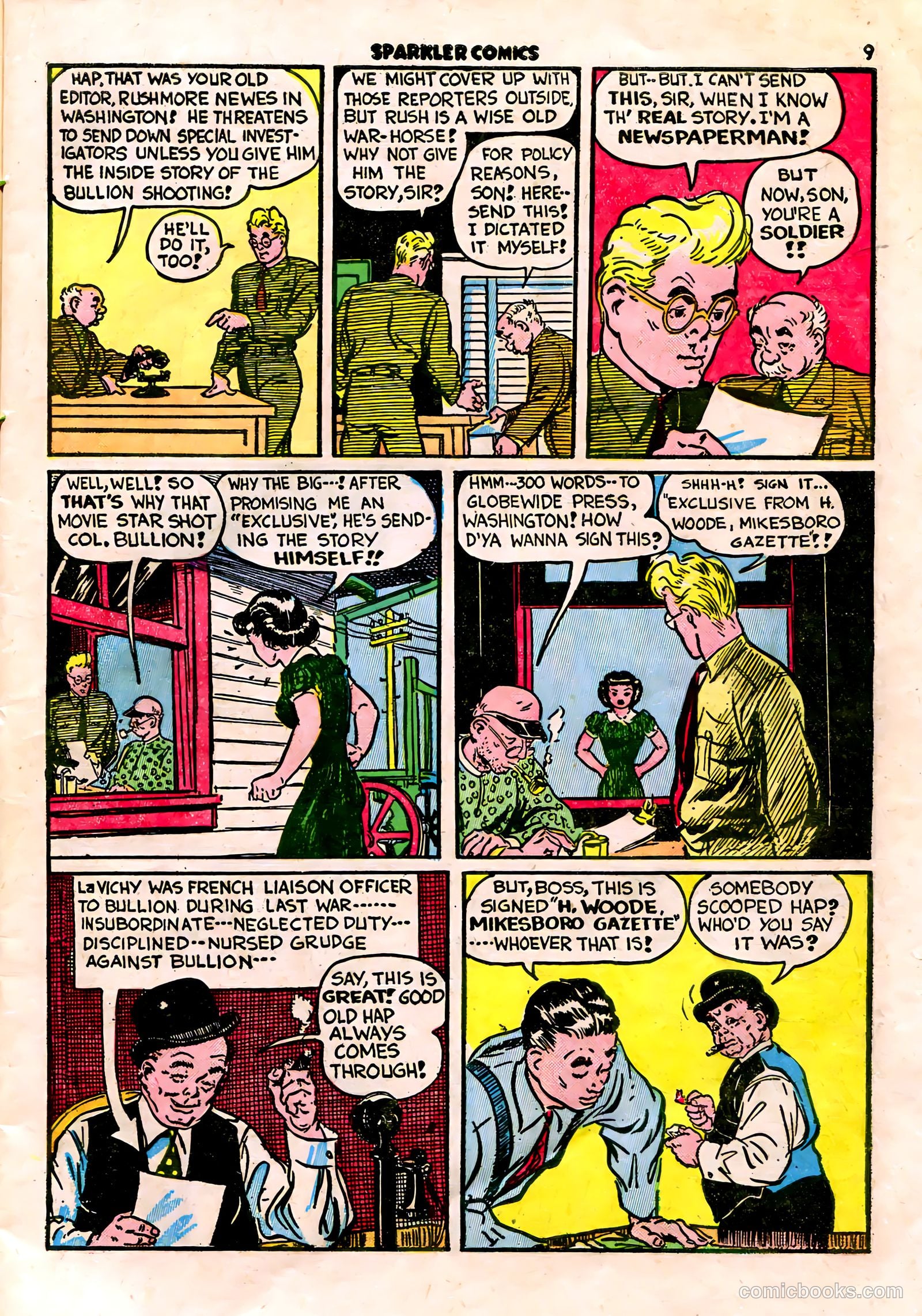 Sparkle Comics #22 (1952) — page 4 of 56