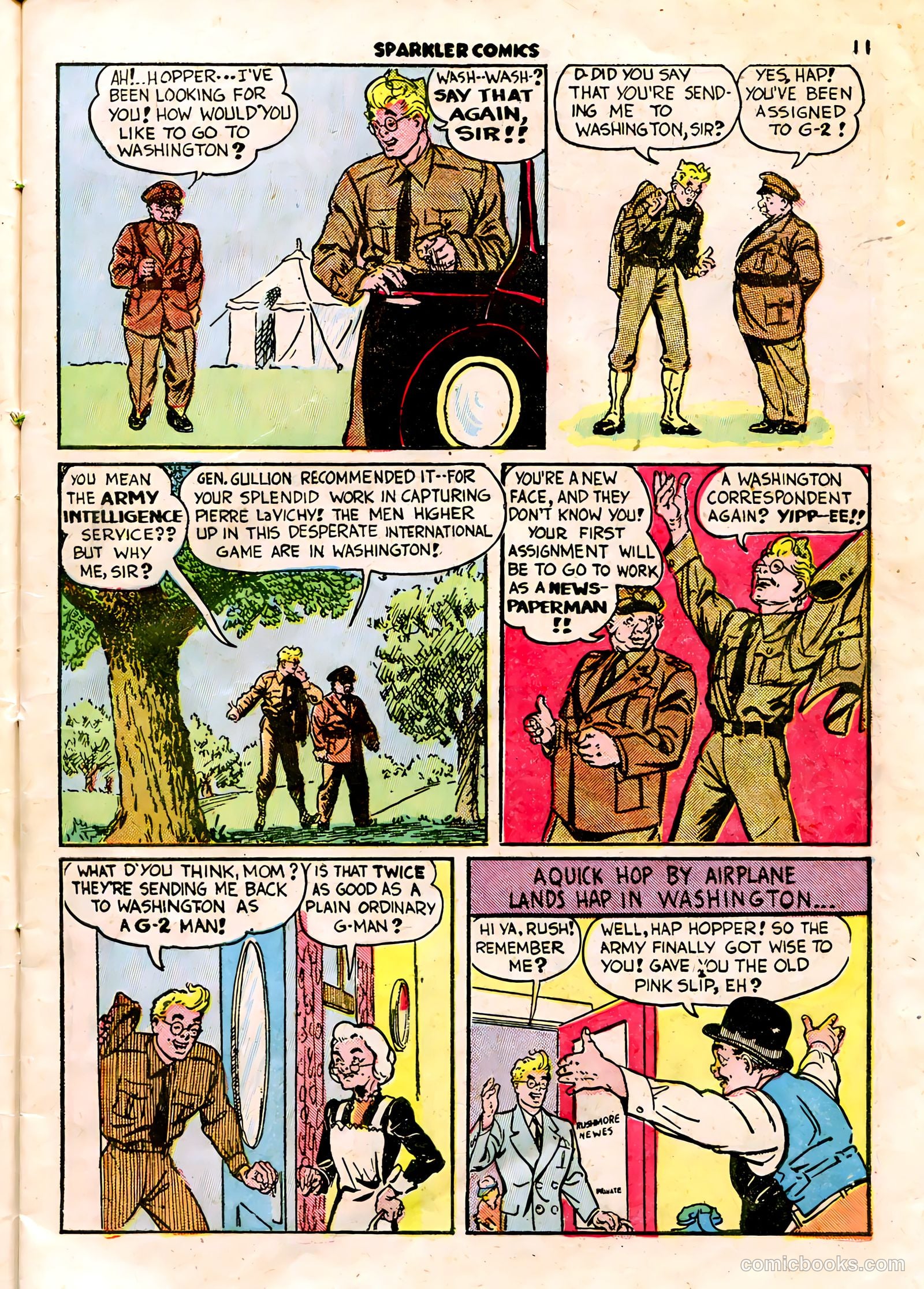 Sparkle Comics #22 (1952) — page 6 of 56