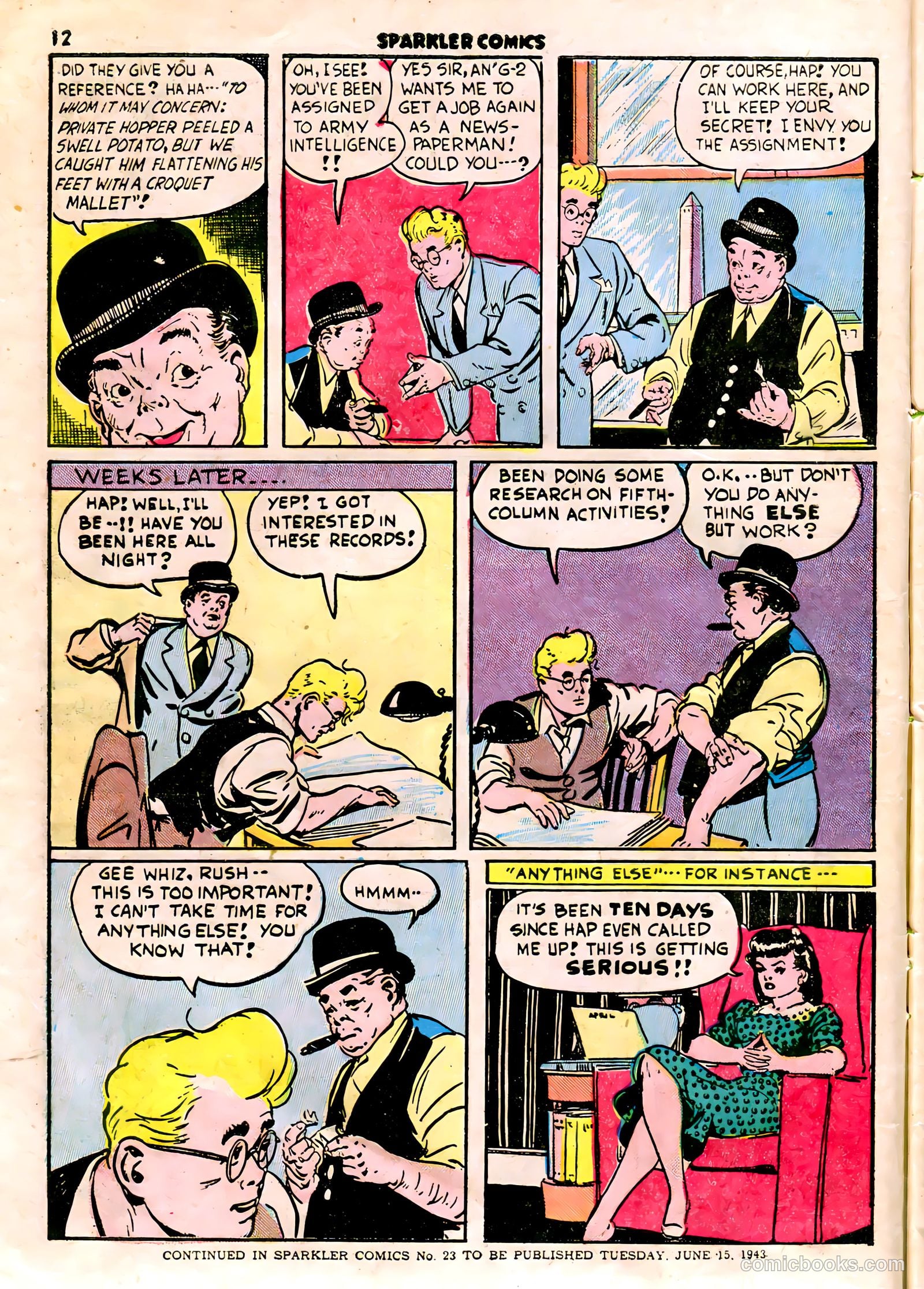 Sparkle Comics #22 (1952) — page 7 of 56