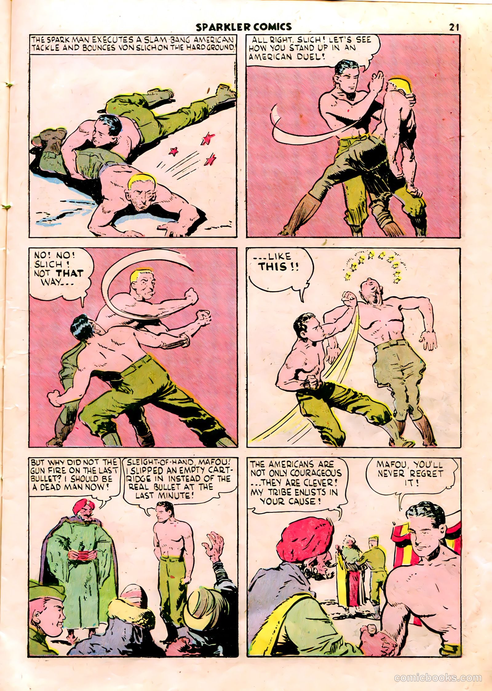 Sparkle Comics #22 (1952) — page 16 of 56