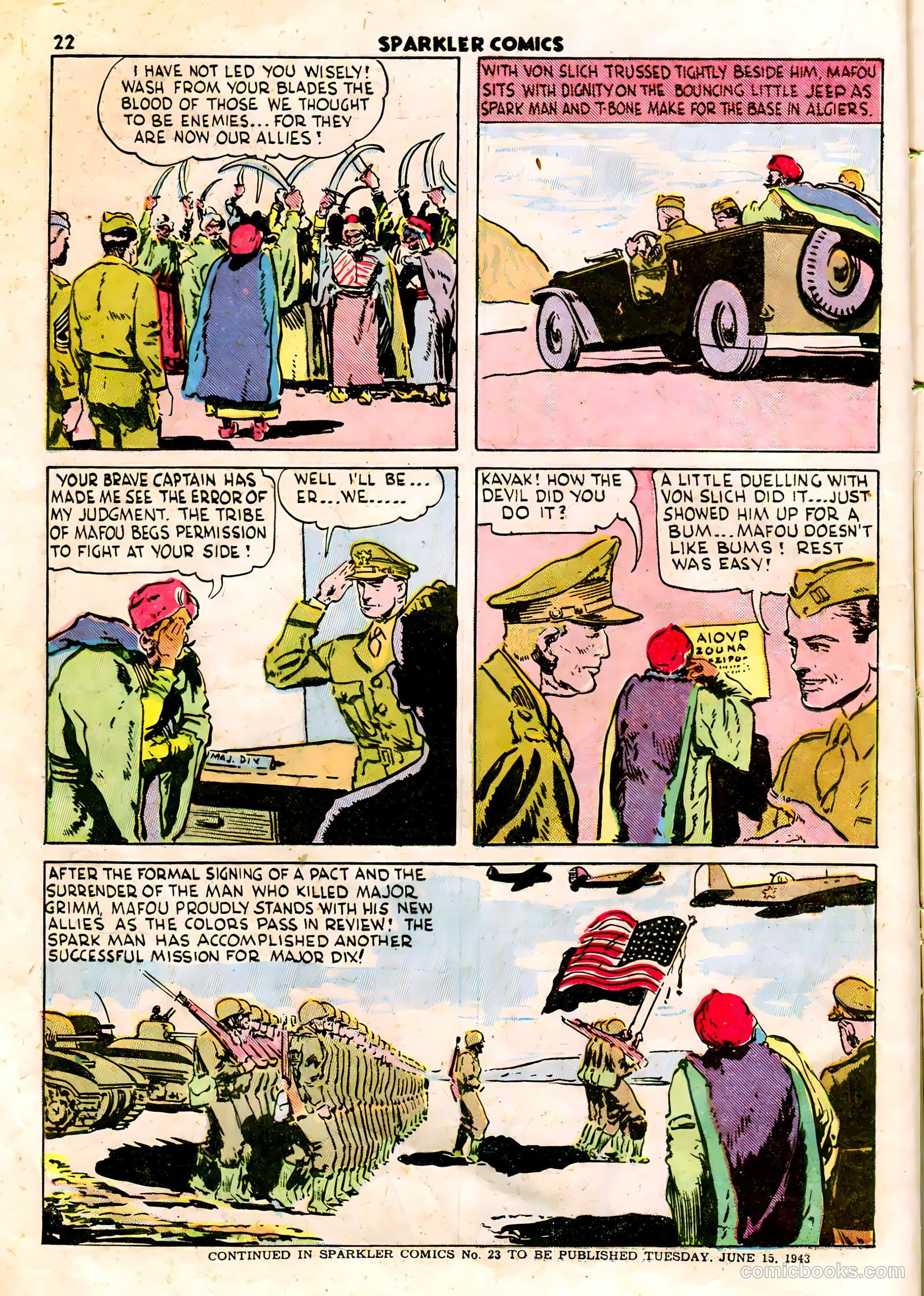Sparkle Comics #22 (1952) — page 17 of 56