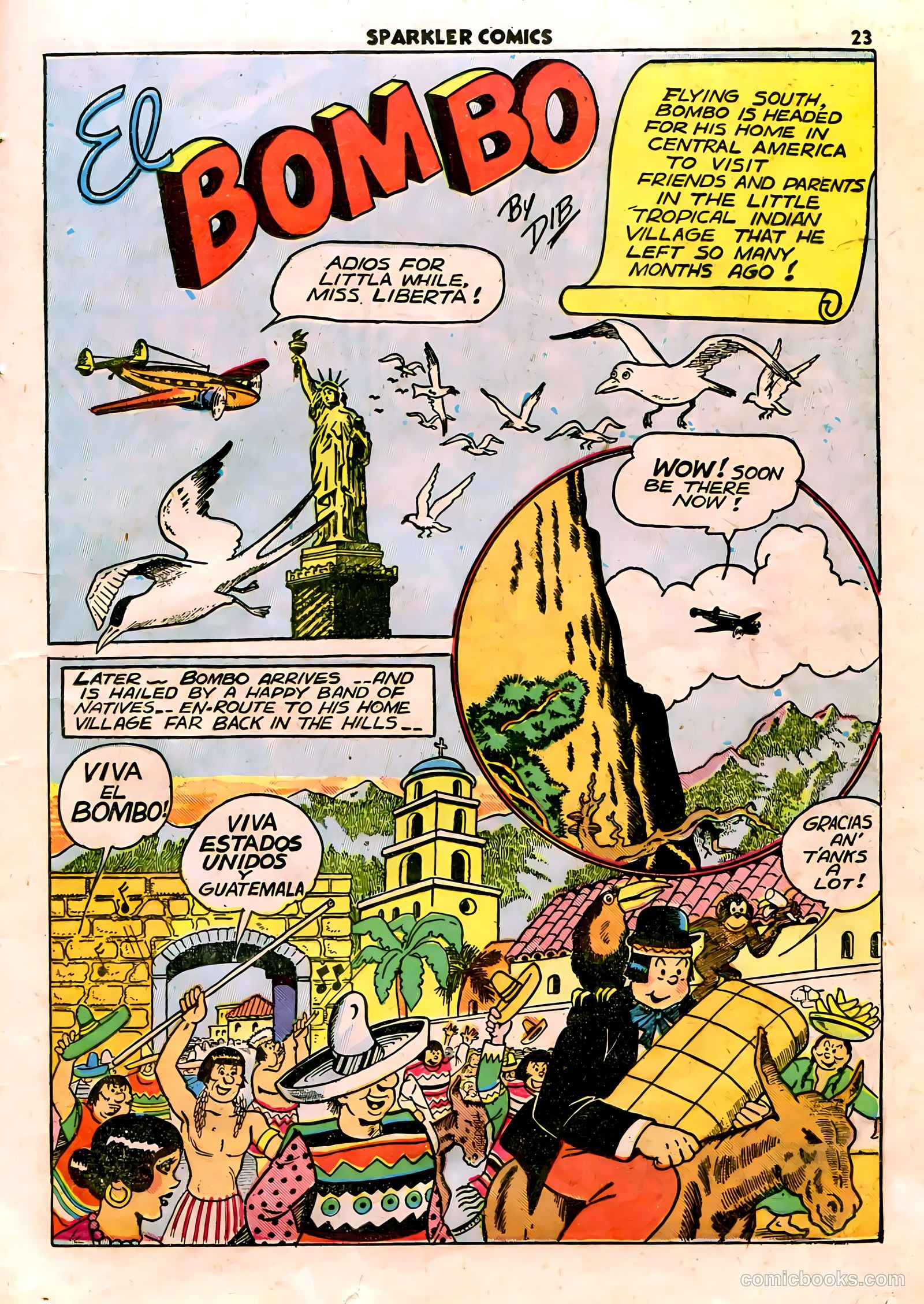 Sparkle Comics #22 (1952) — page 18 of 56