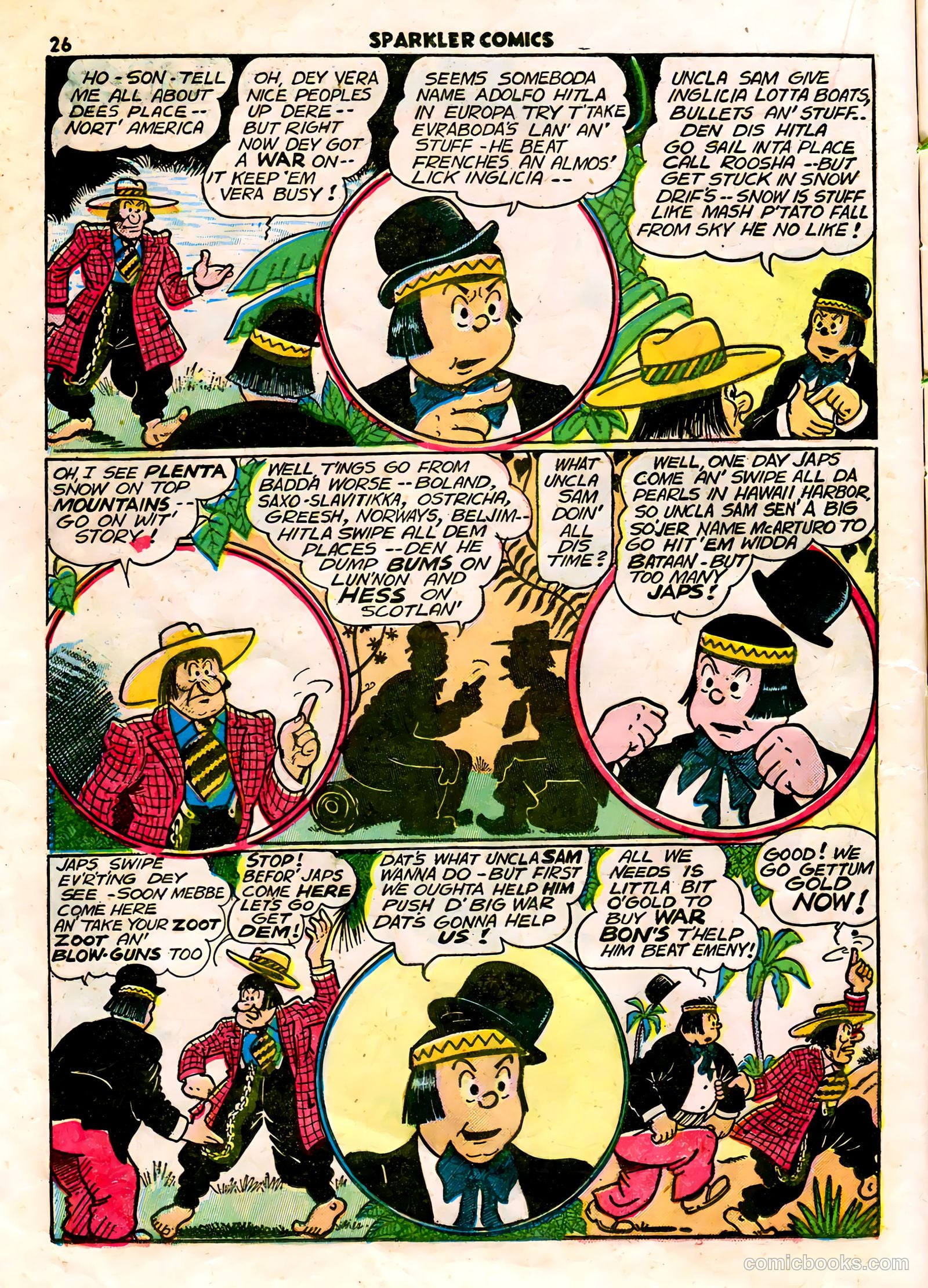 Sparkle Comics #22 (1952) — page 21 of 56