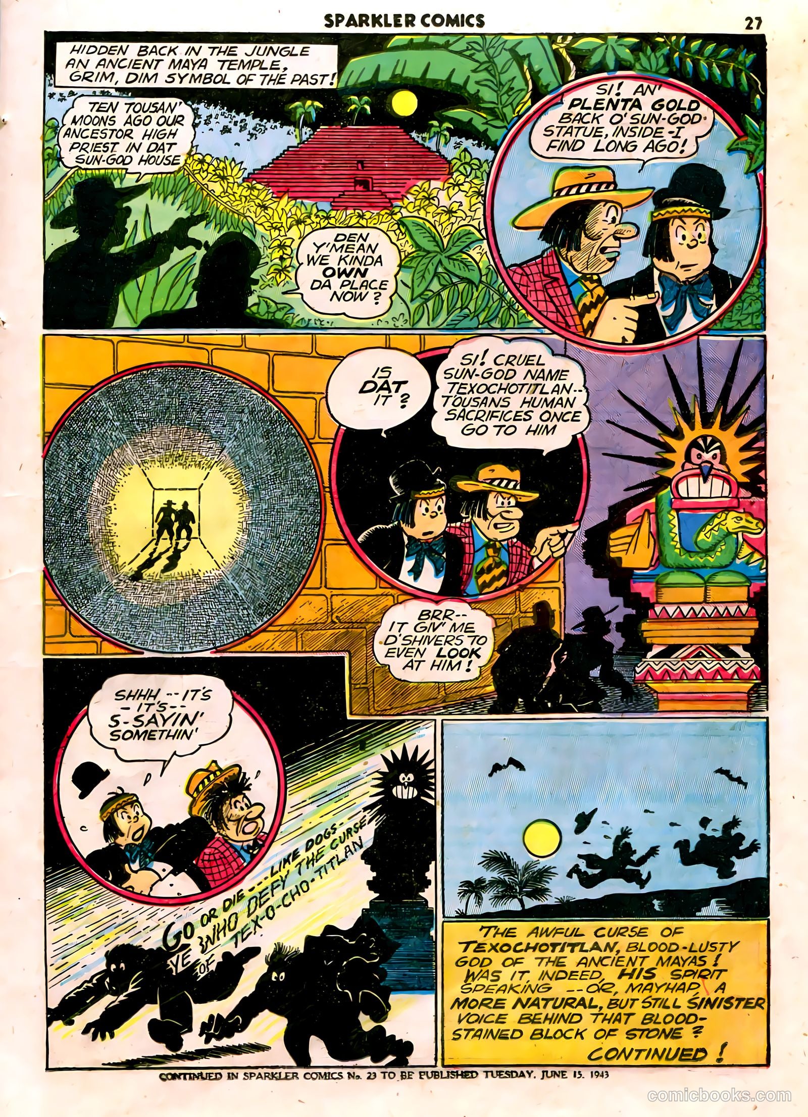 Sparkle Comics #22 (1952) — page 22 of 56