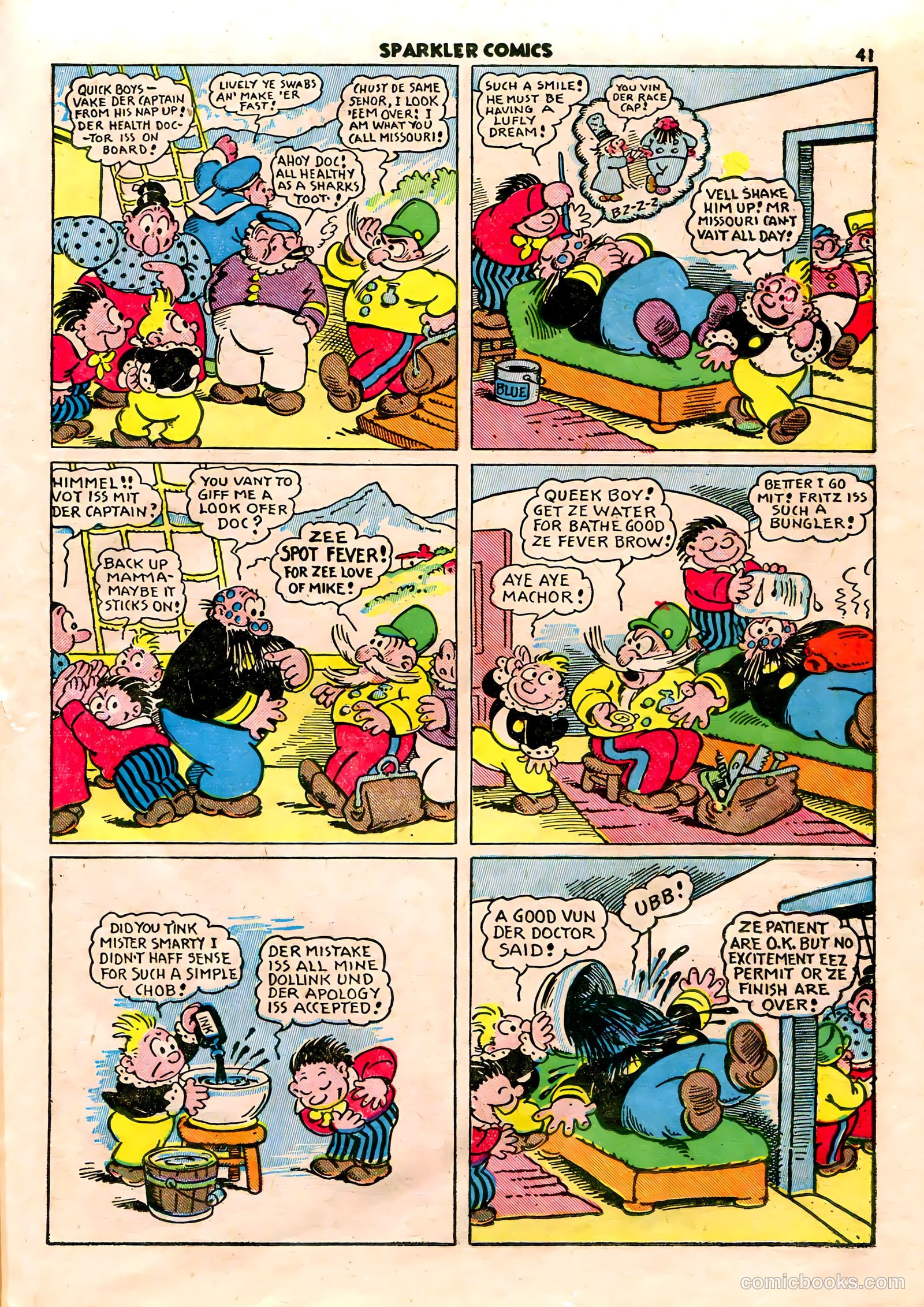 Sparkle Comics #22 (1952) — page 31 of 56