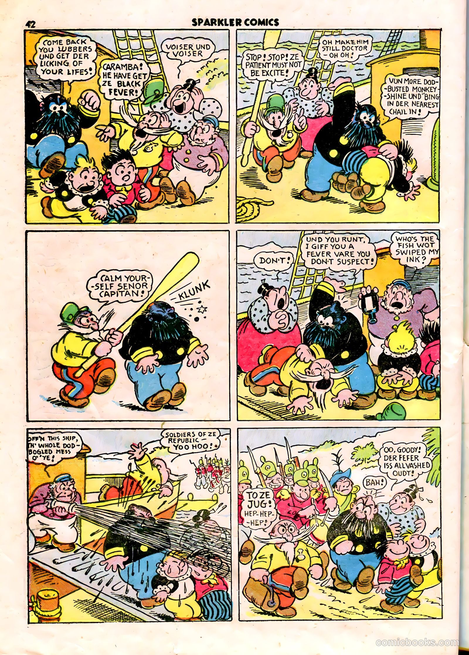 Sparkle Comics #22 (1952) — page 32 of 56