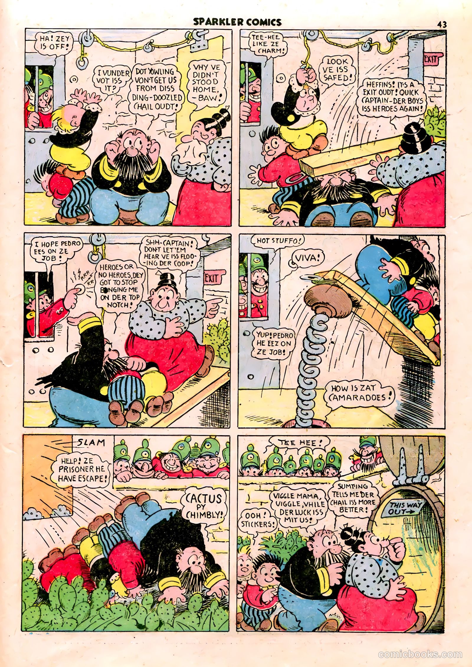 Sparkle Comics #22 (1952) — page 33 of 56