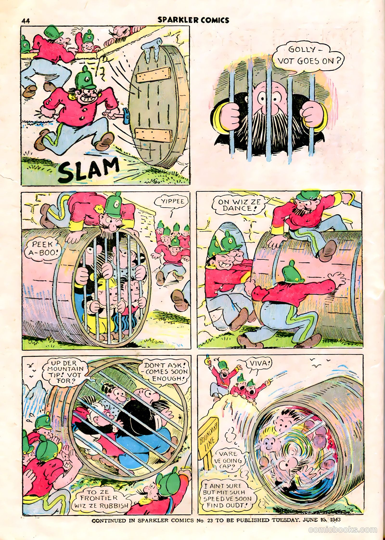 Sparkle Comics #22 (1952) — page 34 of 56