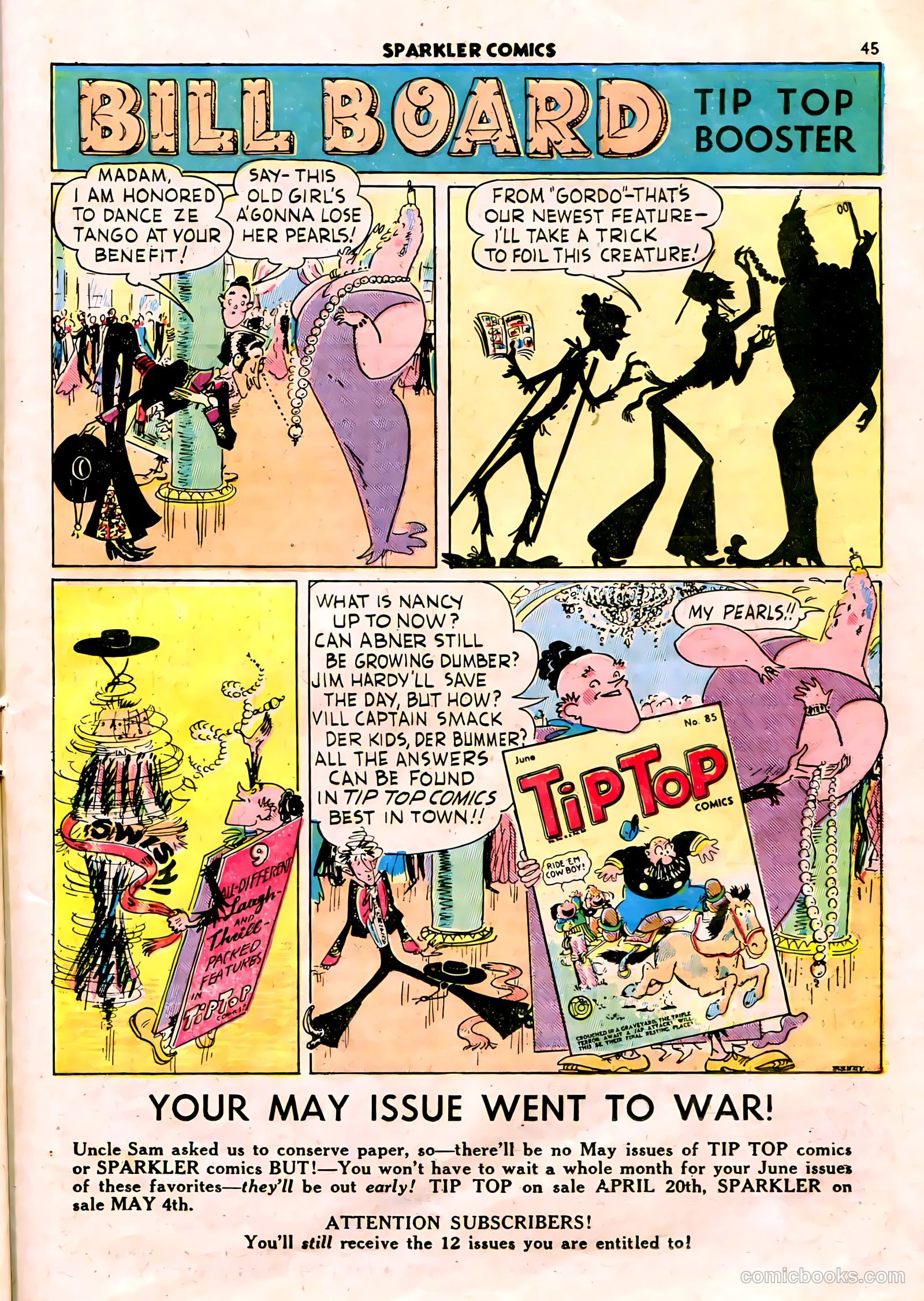Sparkle Comics #22 (1952) — page 35 of 56