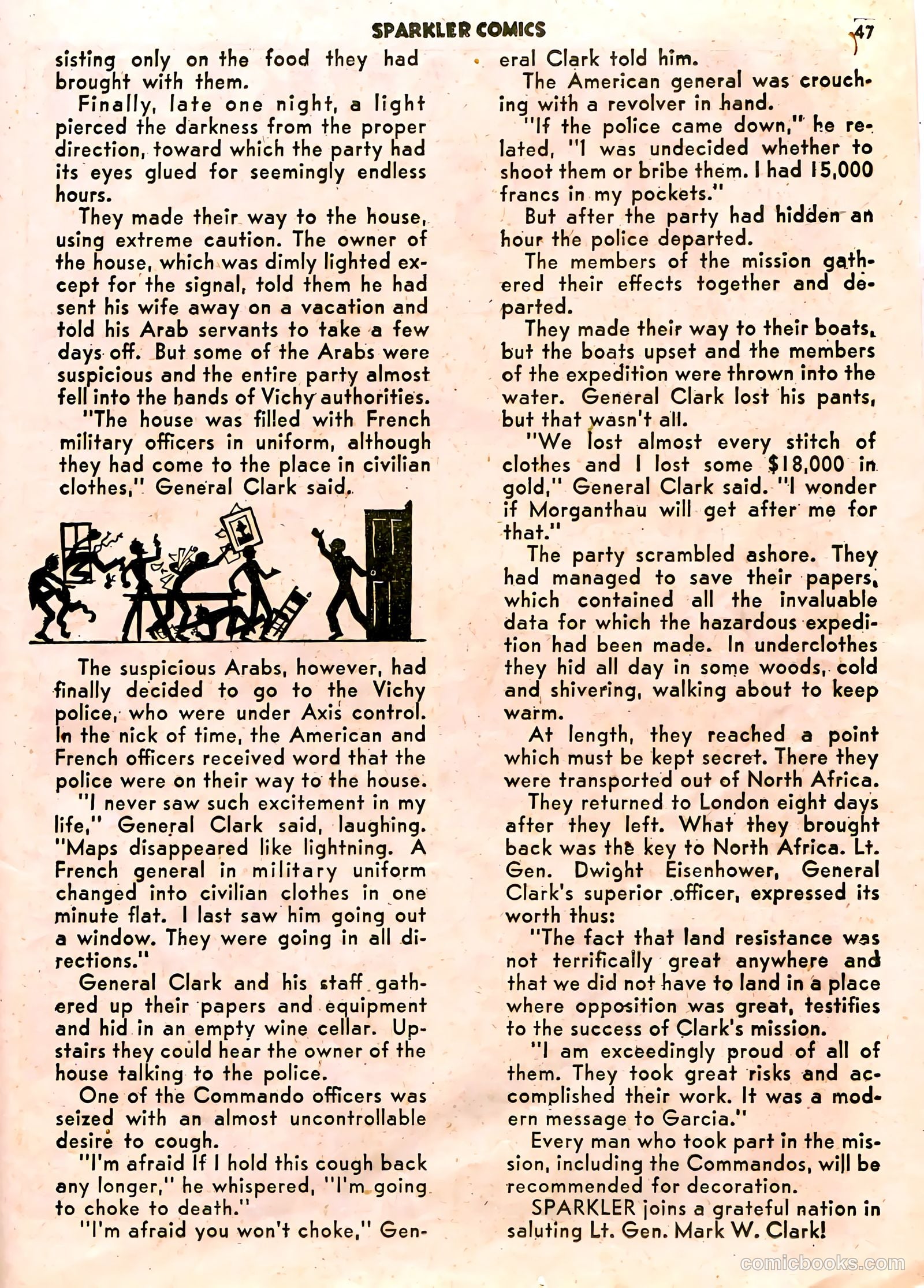 Sparkle Comics #22 (1952) — page 37 of 56
