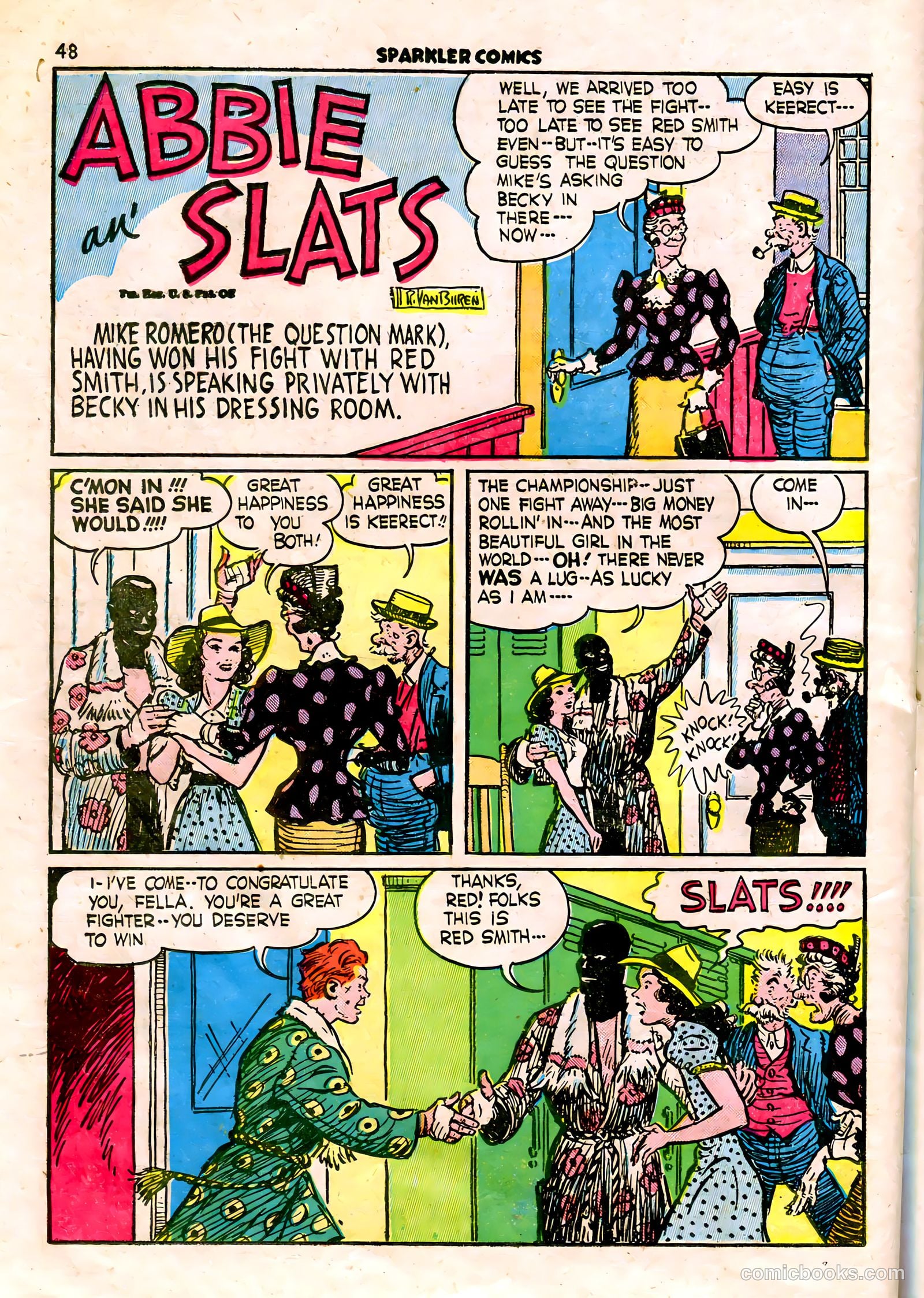 Sparkle Comics #22 (1952) — page 38 of 56