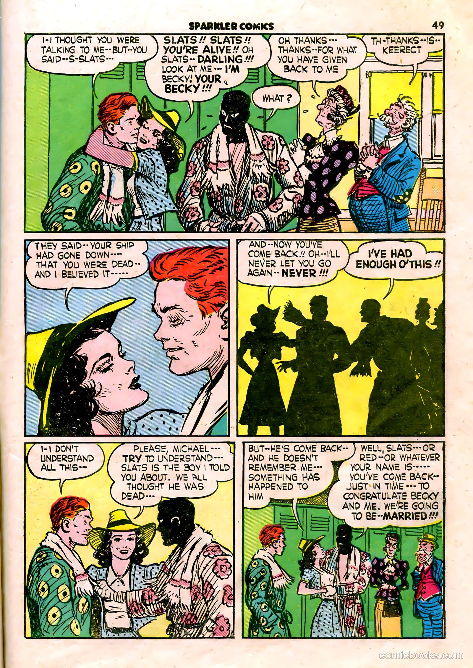 Sparkle Comics #22 (1952) — page 39 of 56