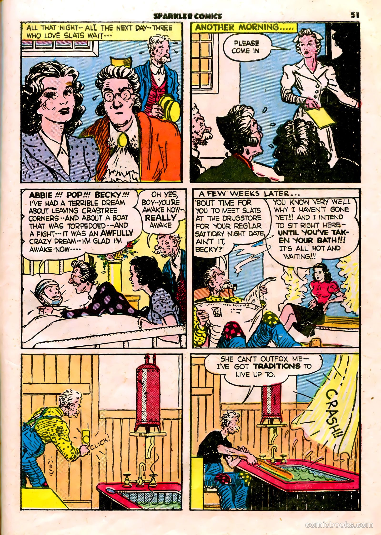 Sparkle Comics #22 (1952) — page 41 of 56