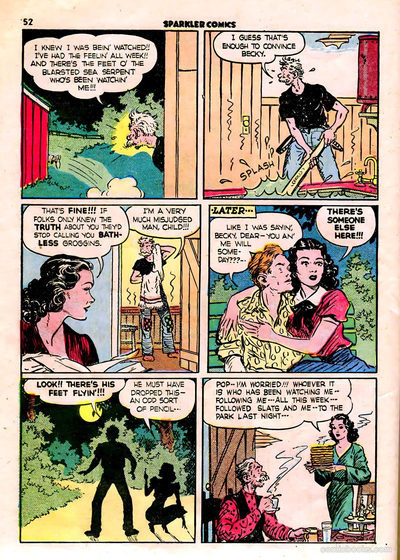 Sparkle Comics #22 (1952) — page 42 of 56
