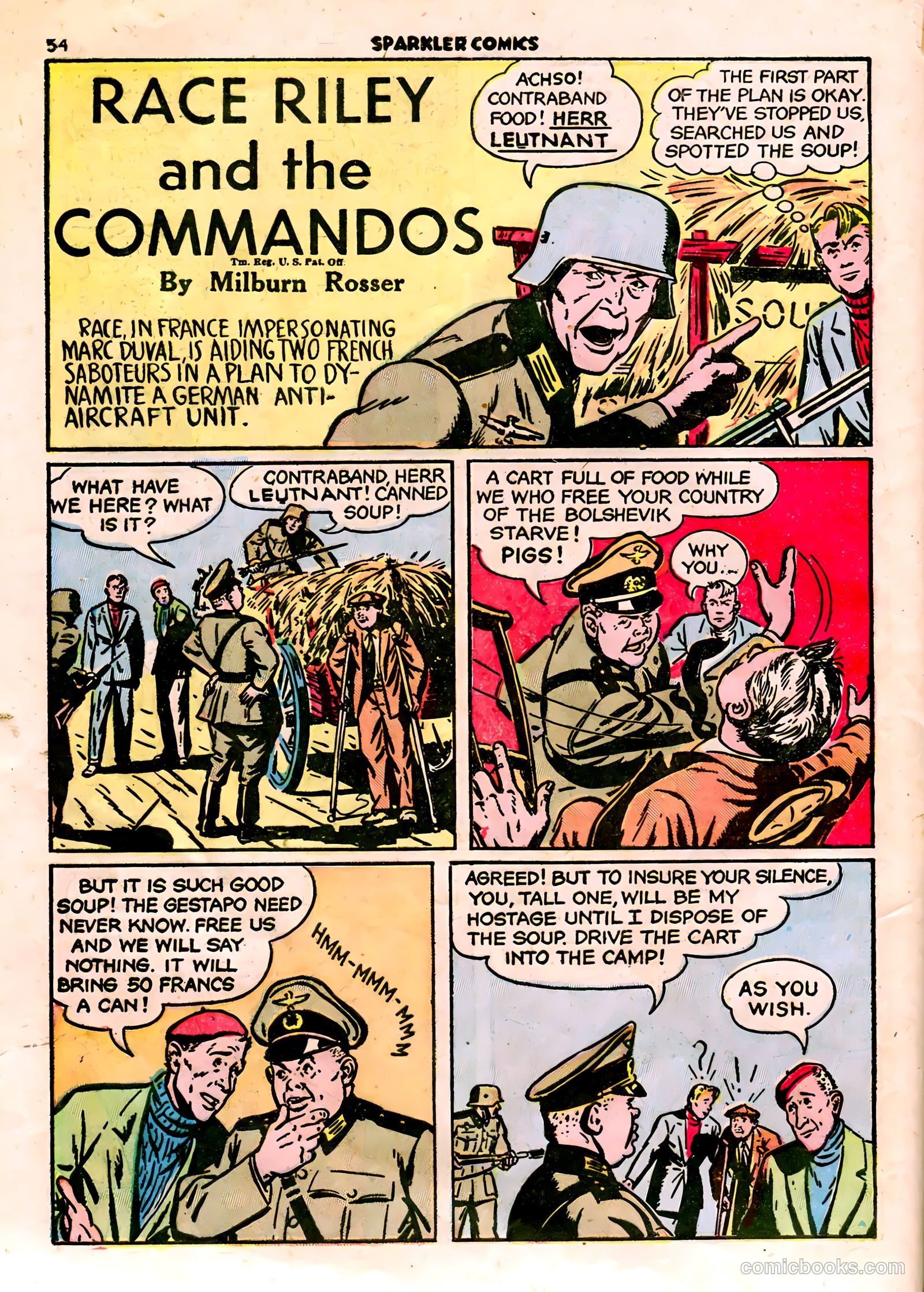Sparkle Comics #22 (1952) — page 44 of 56