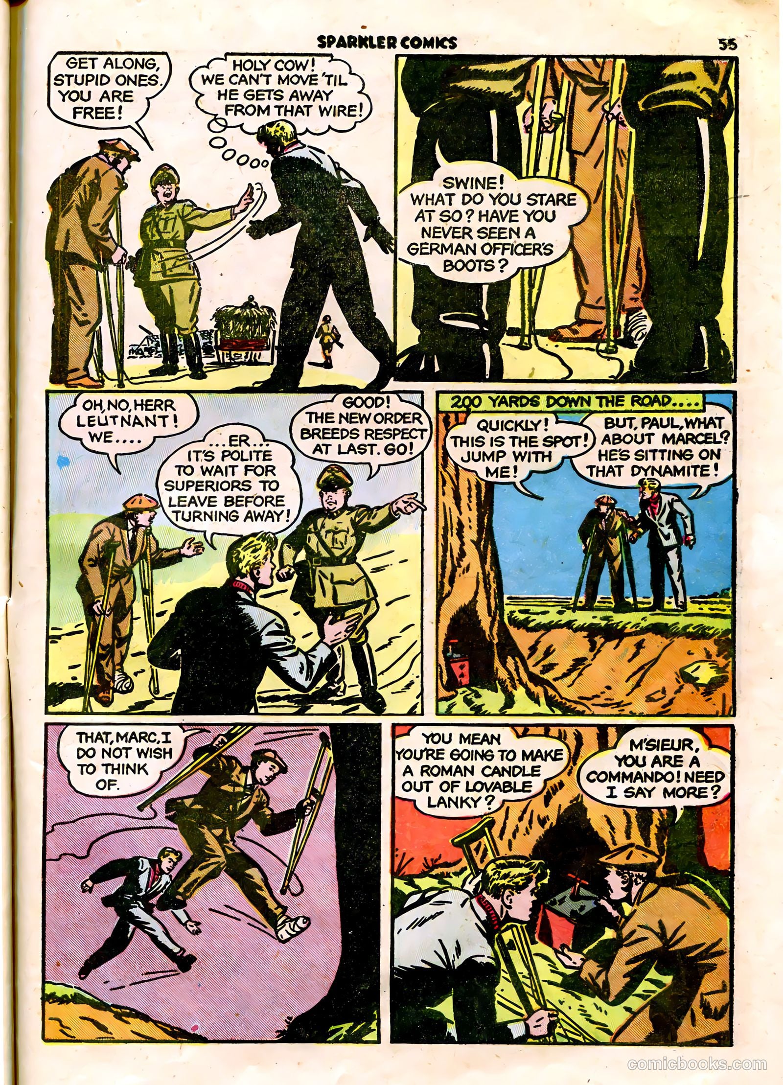 Sparkle Comics #22 (1952) — page 45 of 56