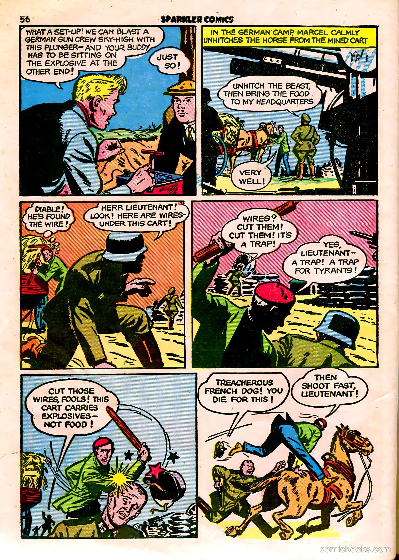 Sparkle Comics #22 (1952) — page 46 of 56