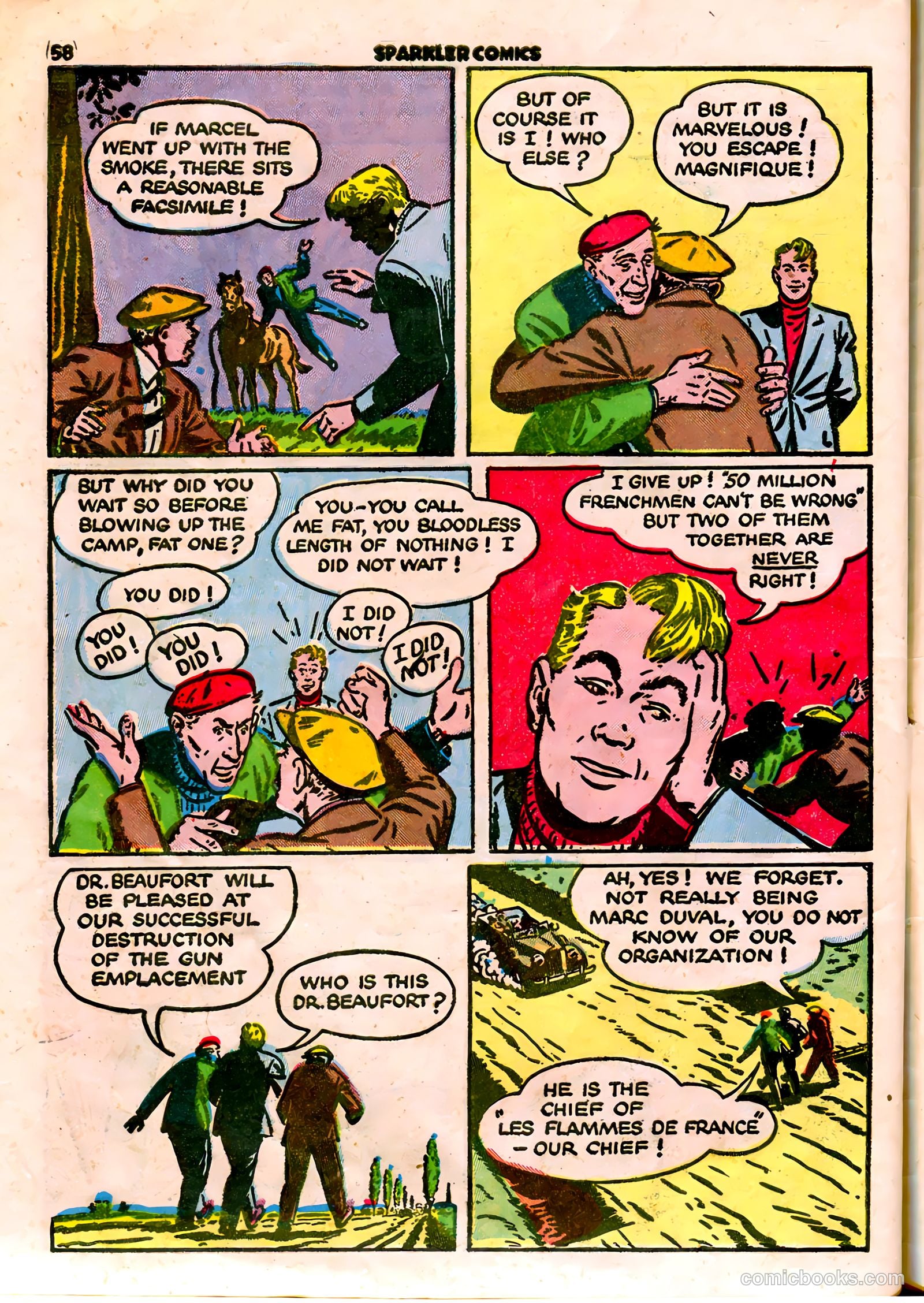 Sparkle Comics #22 (1952) — page 48 of 56