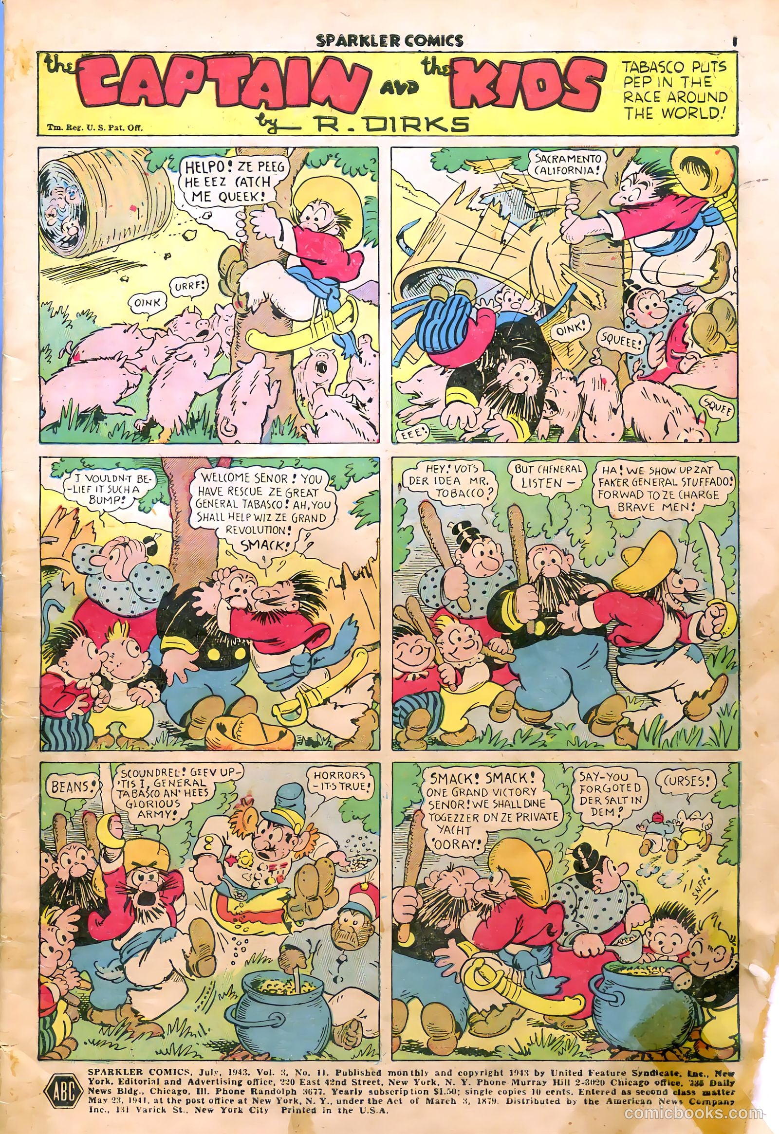 Sparkle Comics #23 (1952) — page 3 of 53