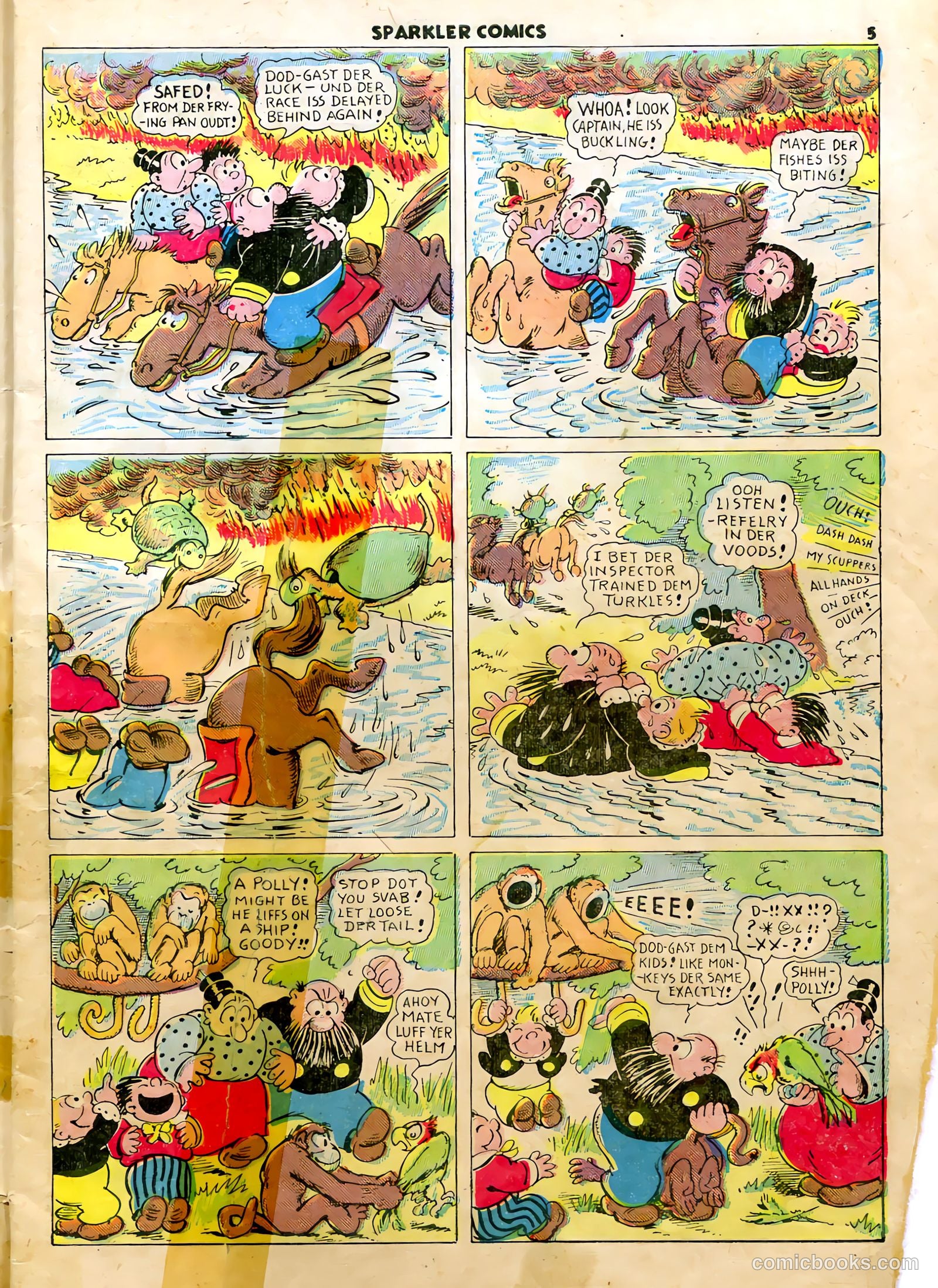 Sparkle Comics #23 (1952) — page 7 of 53