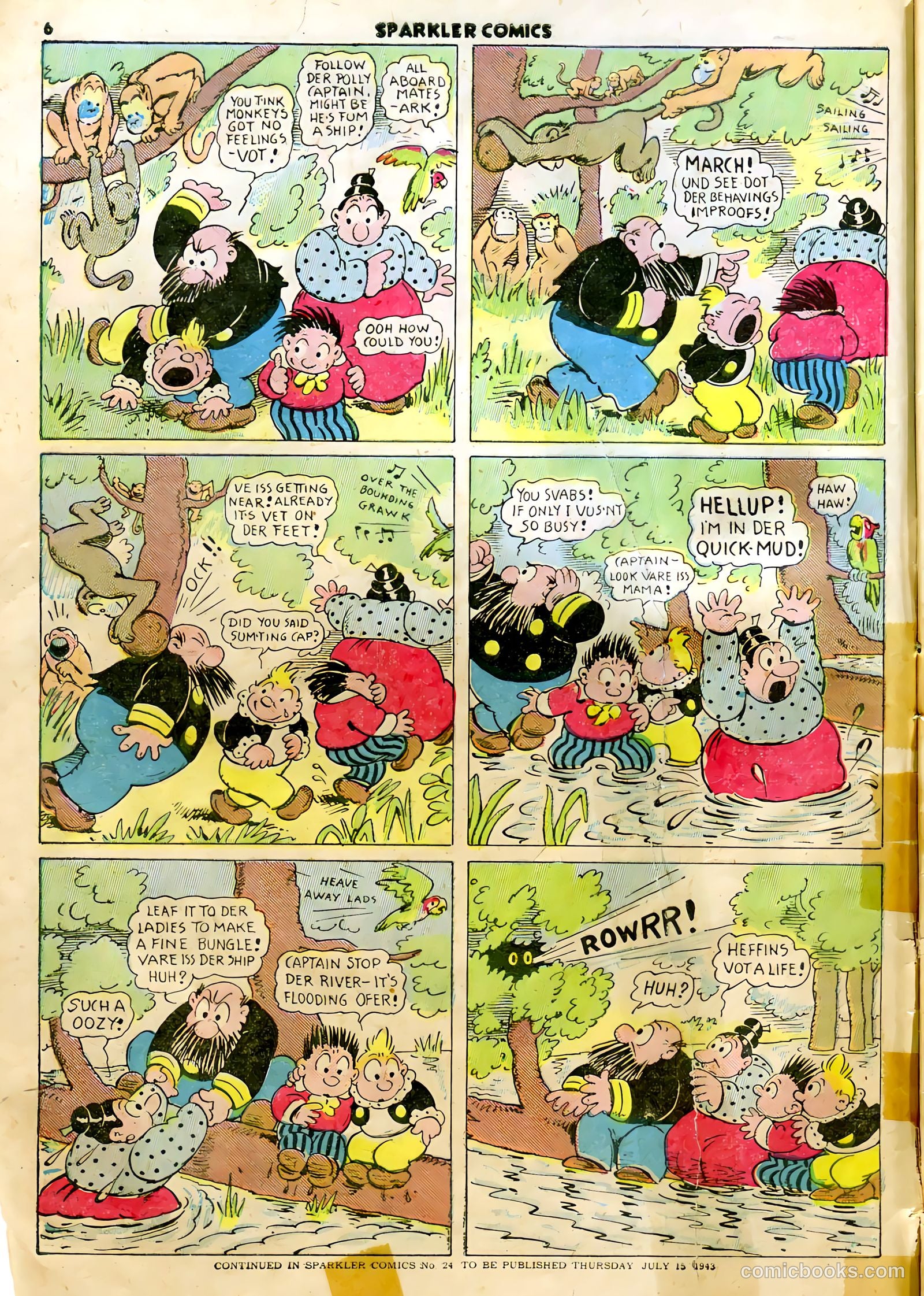 Sparkle Comics #23 (1952) — page 8 of 53
