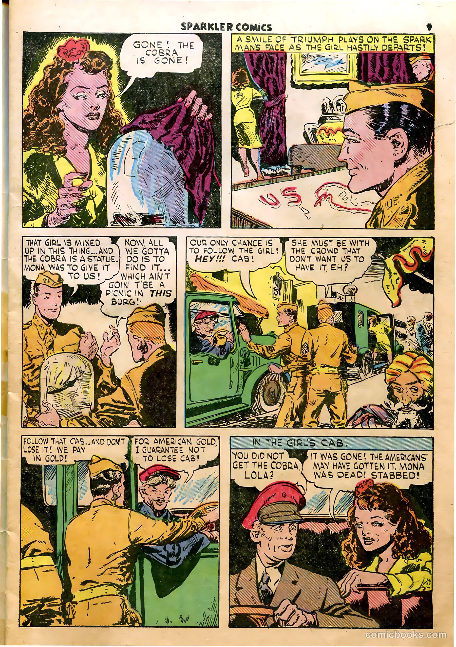 Sparkle Comics #23 (1952) — page 11 of 53