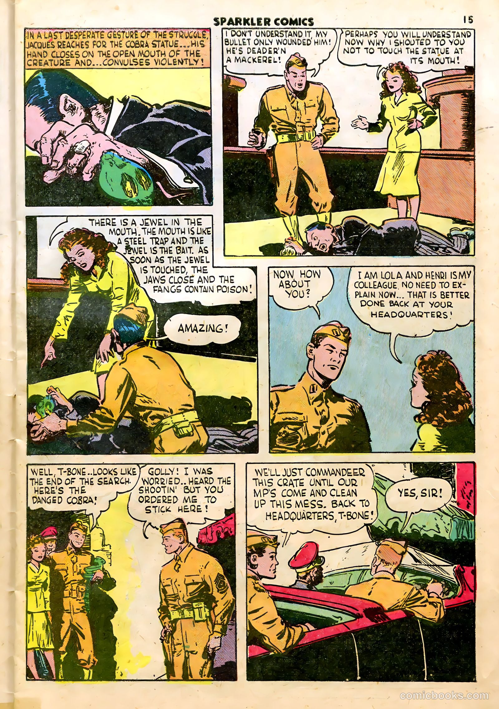 Sparkle Comics #23 (1952) — page 17 of 53