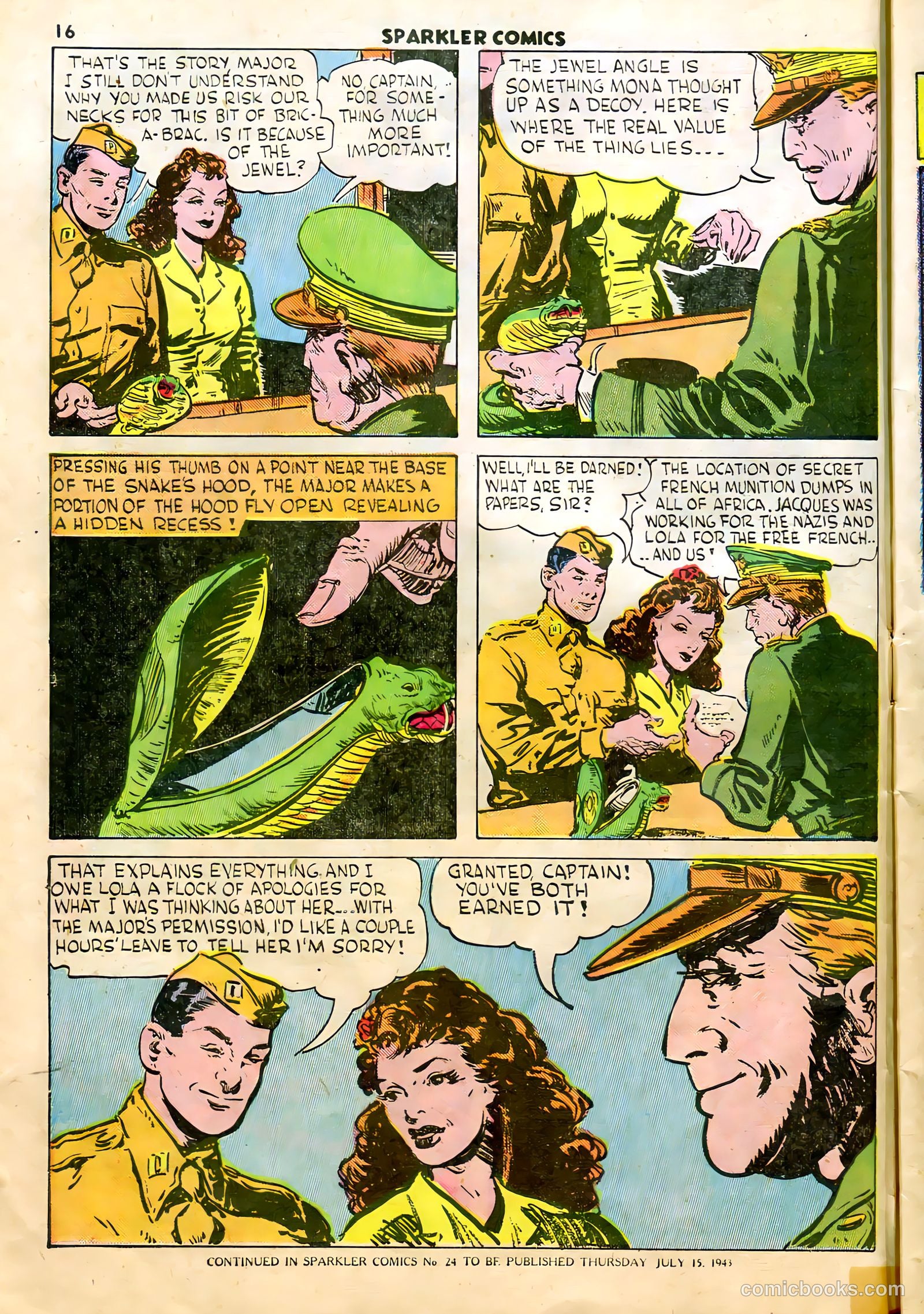 Sparkle Comics #23 (1952) — page 18 of 53